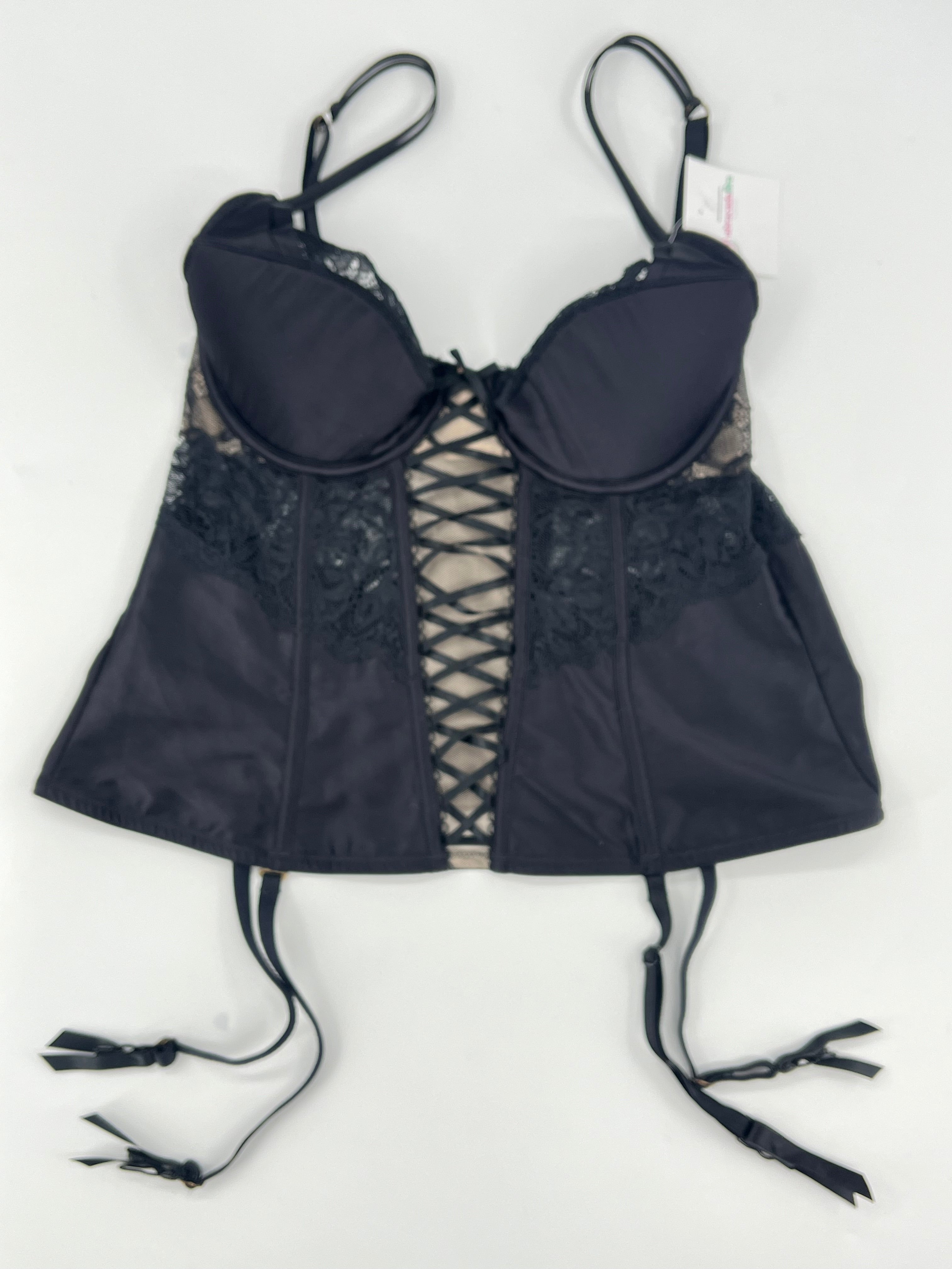 Guêpière RougeGorge Noir