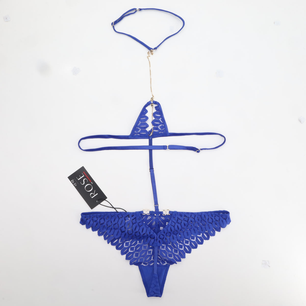 Ensemble de lingerie sexy Rose Bleu