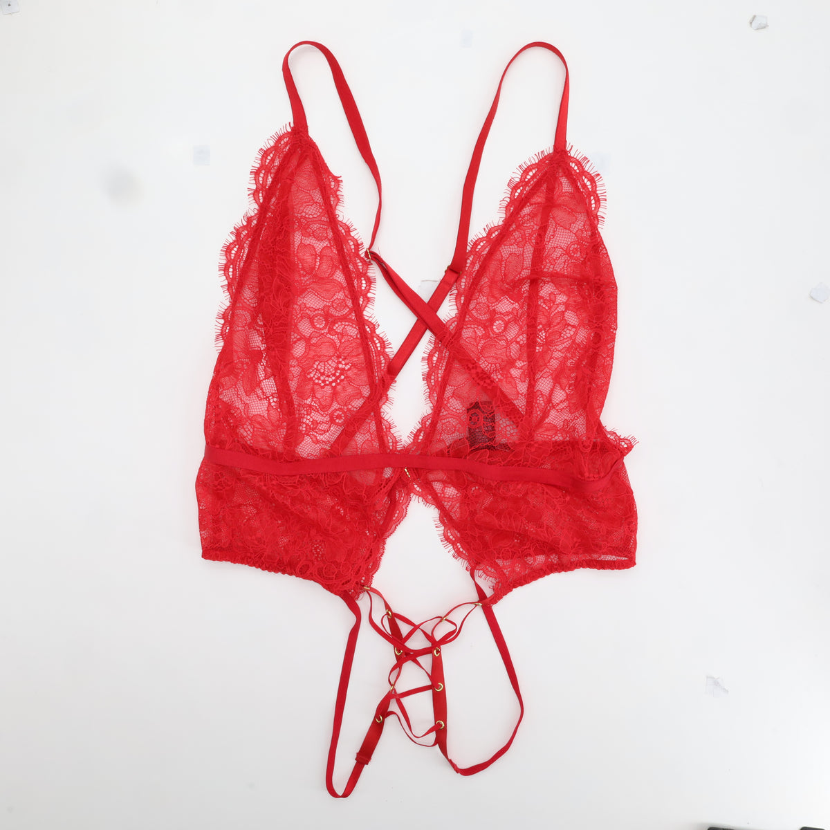 Ensemble de lingerie sexy Victoria's Secret Rouge