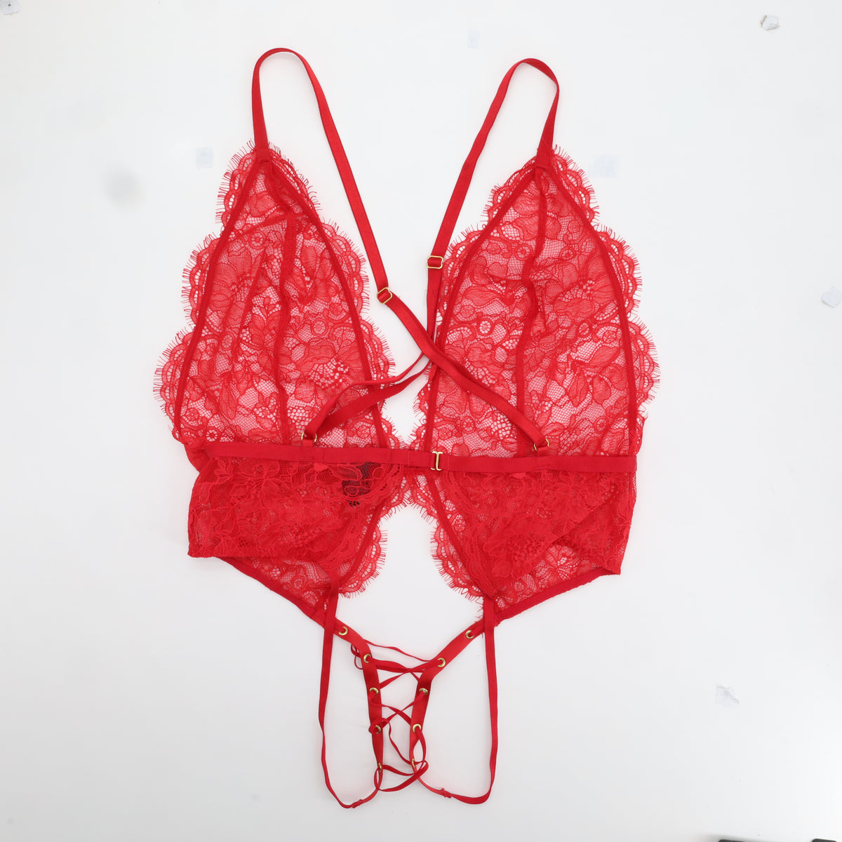 Ensemble de lingerie sexy Victoria's Secret Rouge