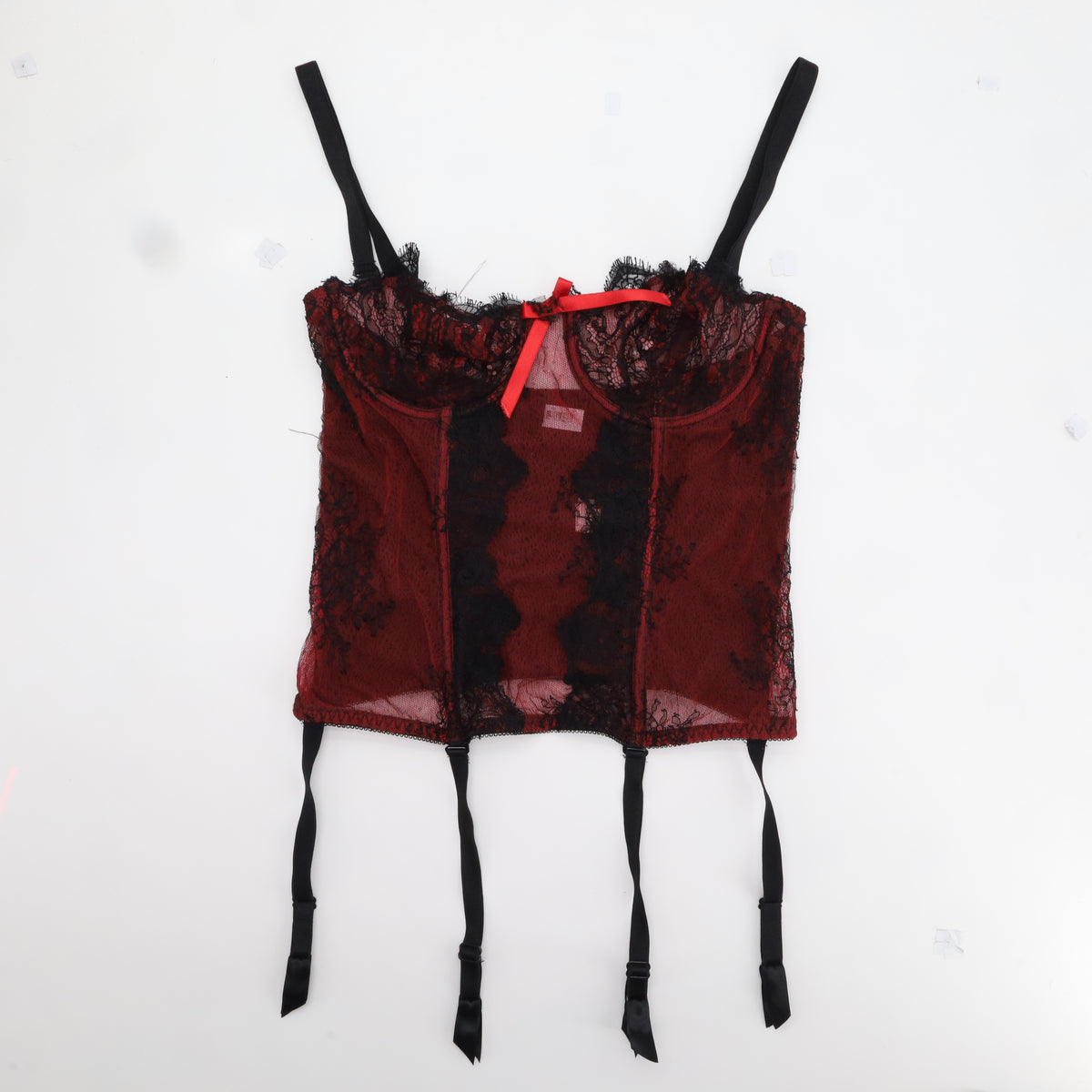Guêpière Lady de Paris Rouge
