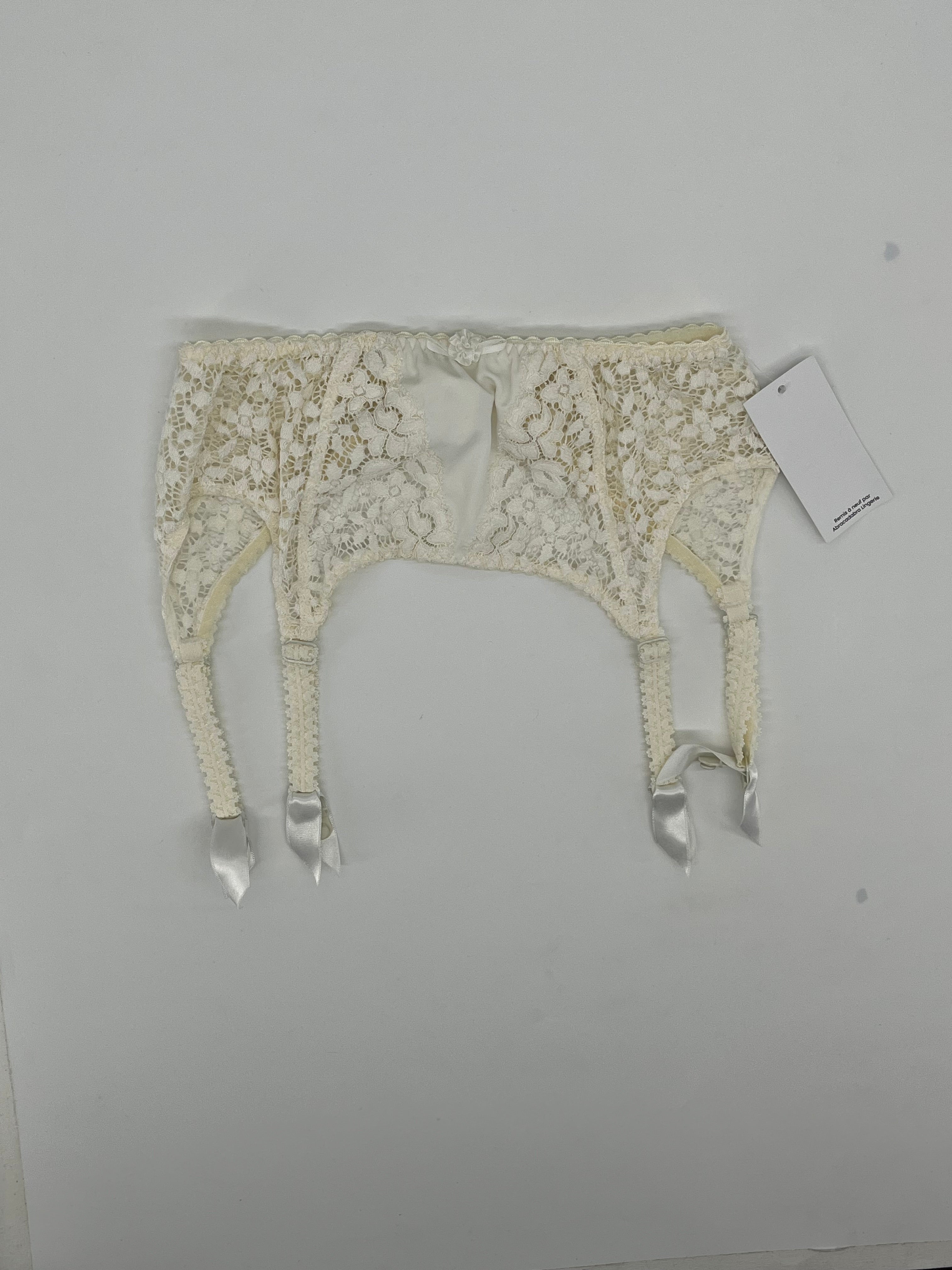 Porte-jarretelles Darjeeling Blanc