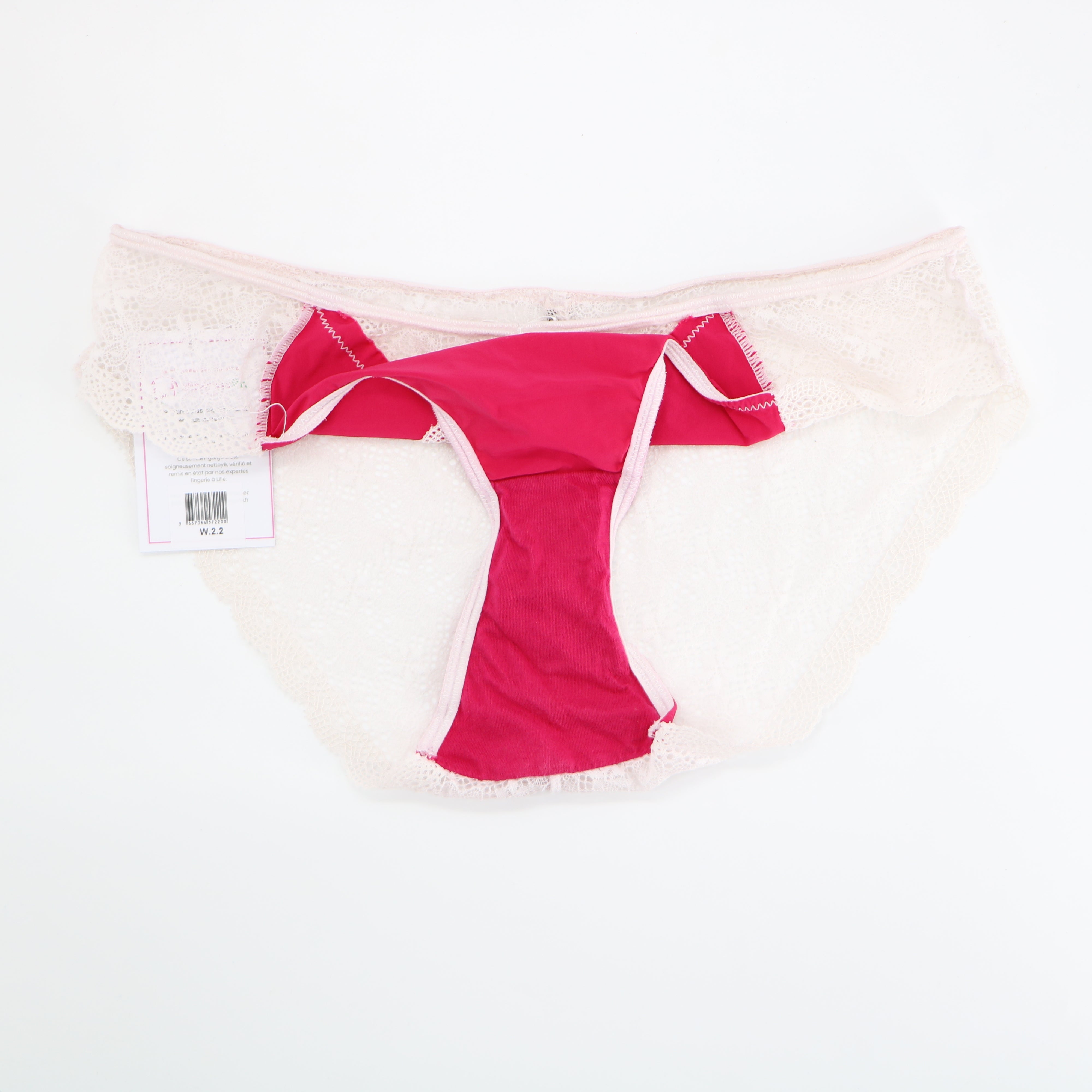 Culotte RougeGorge Blanc