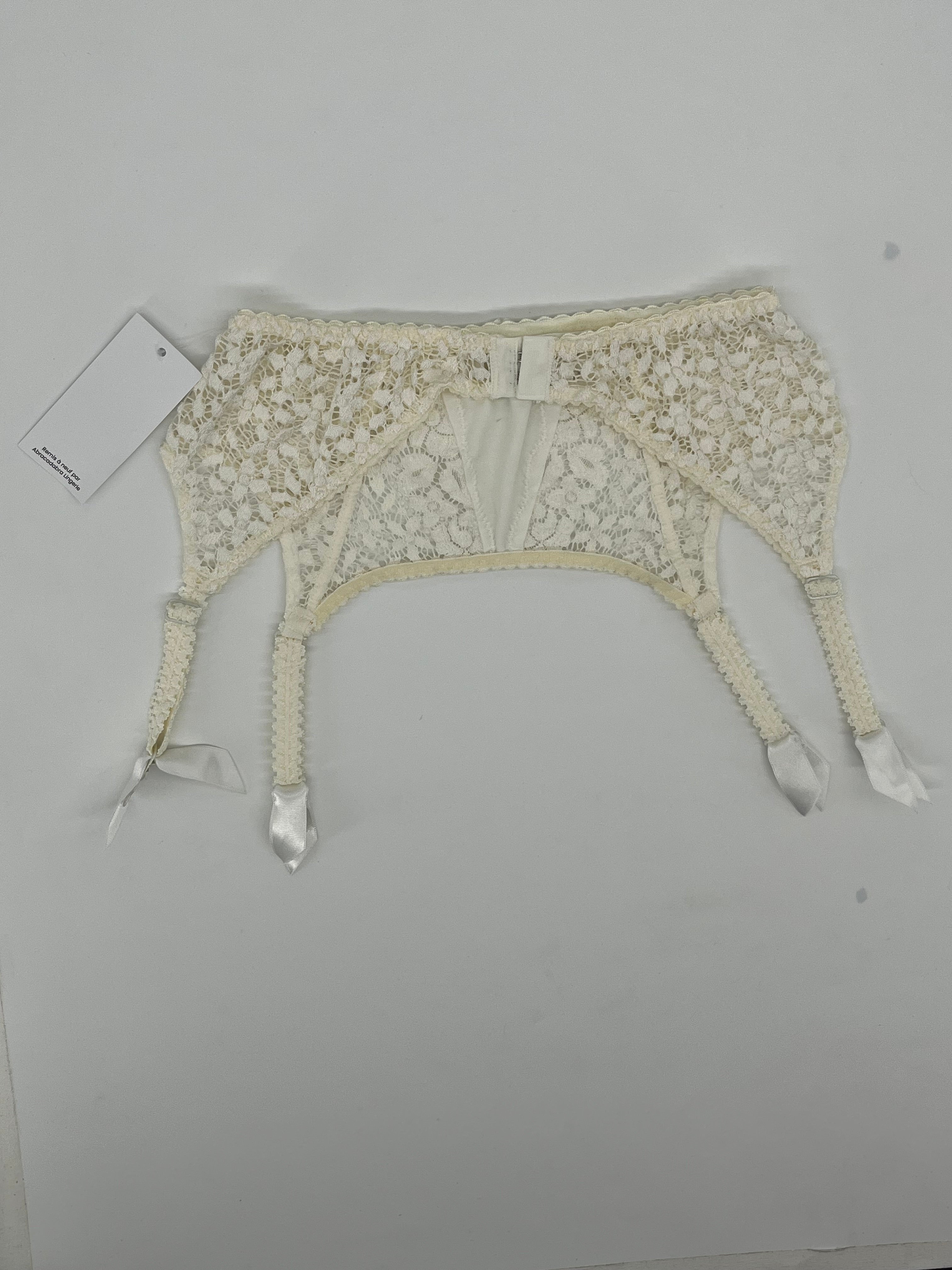 Porte-jarretelles Darjeeling Blanc