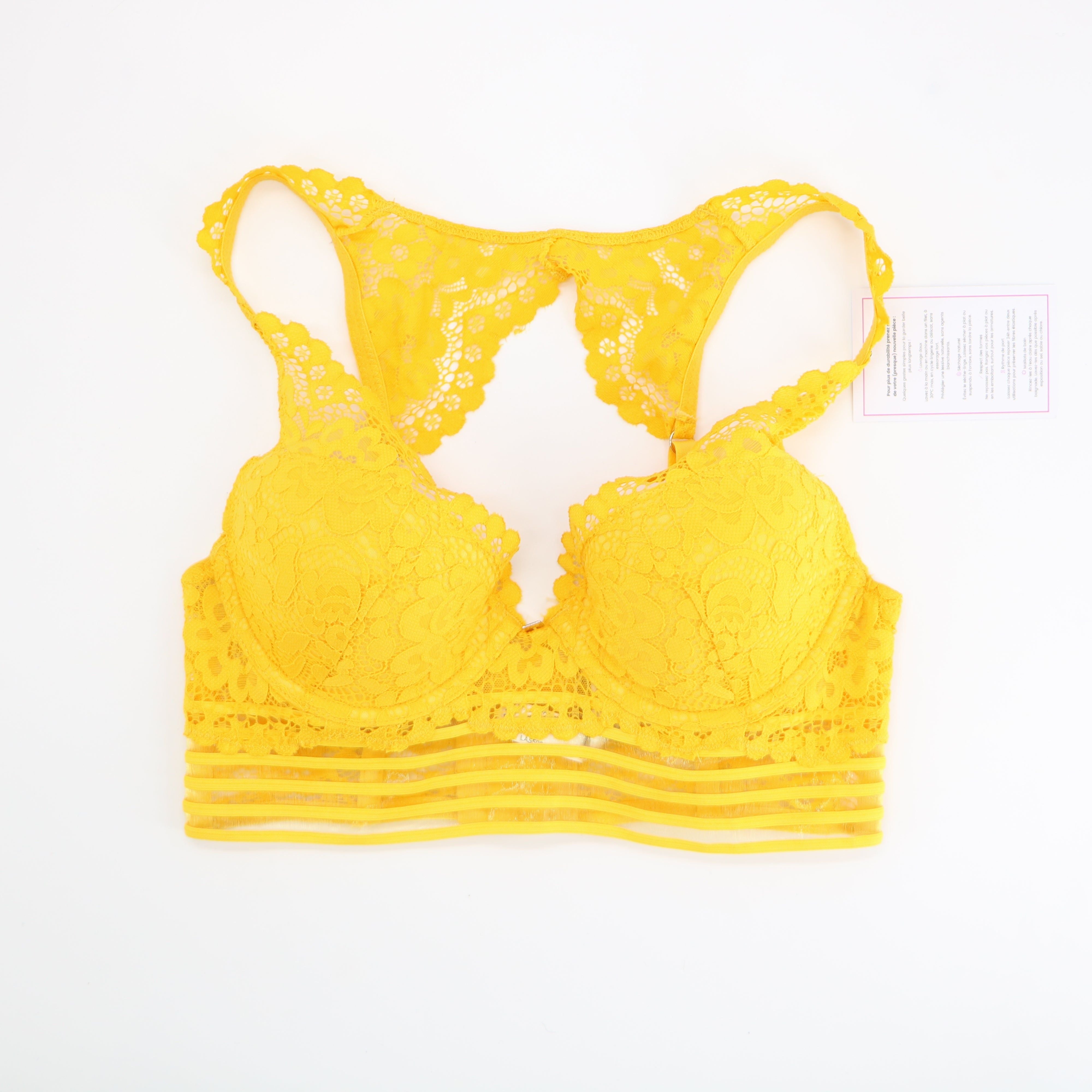 Soutien-gorge Camille & Cerf Par Pom'Poire Jaune