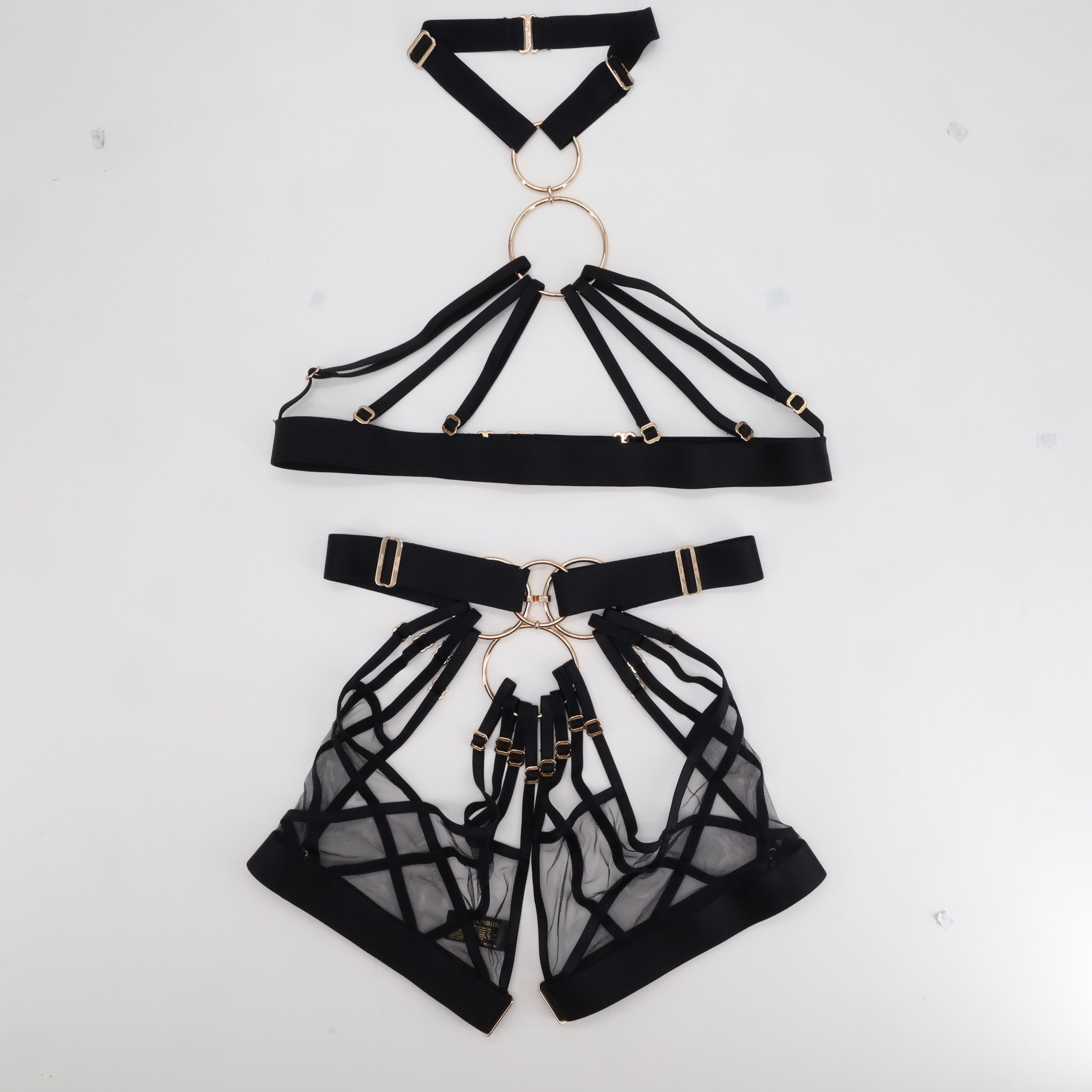 Ensemble de lingerie sexy Honey Birdette Noir