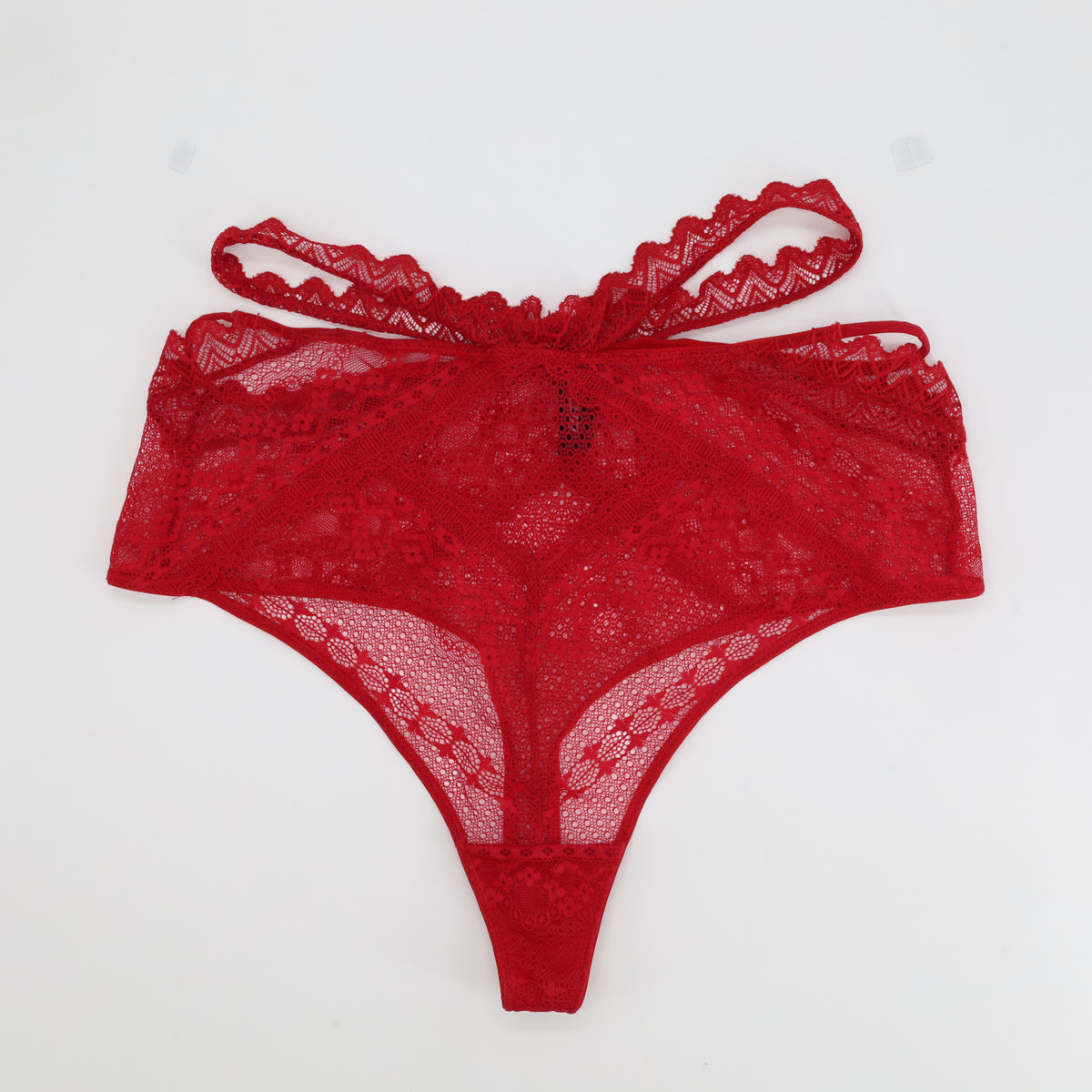 Culotte taille haute ETAM Rouge