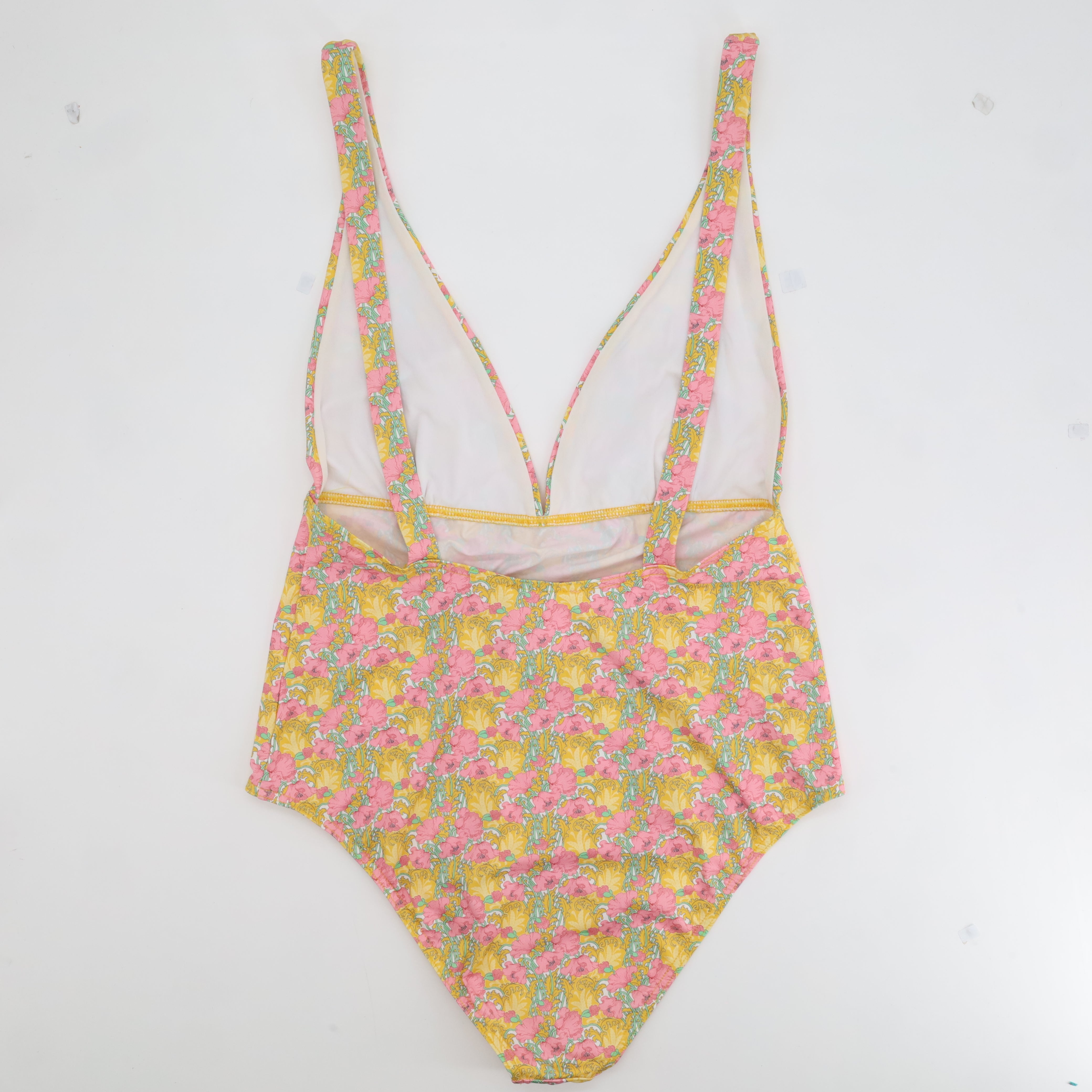 Maillot 1 pièce Monoprix Jaune