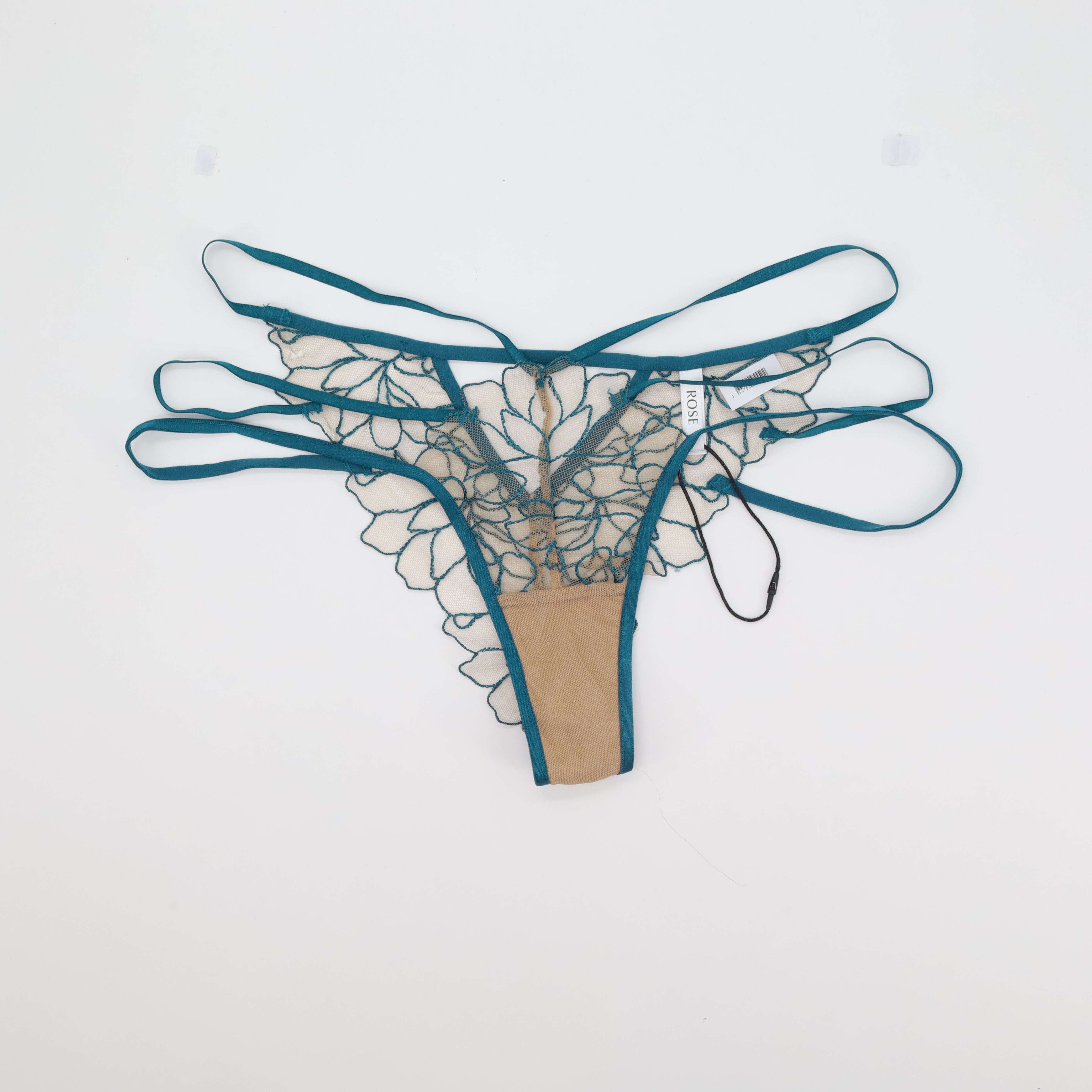 Tanga Rose Bleu