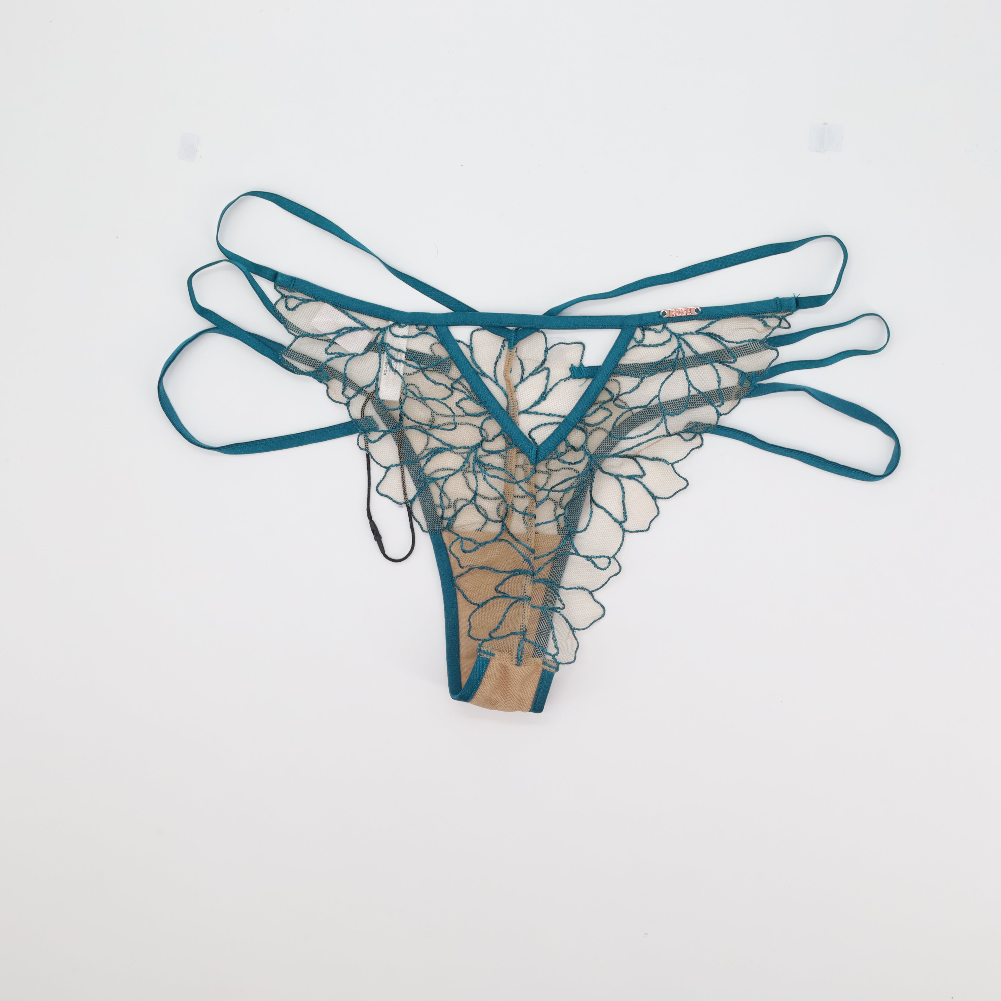 Tanga Rose Bleu