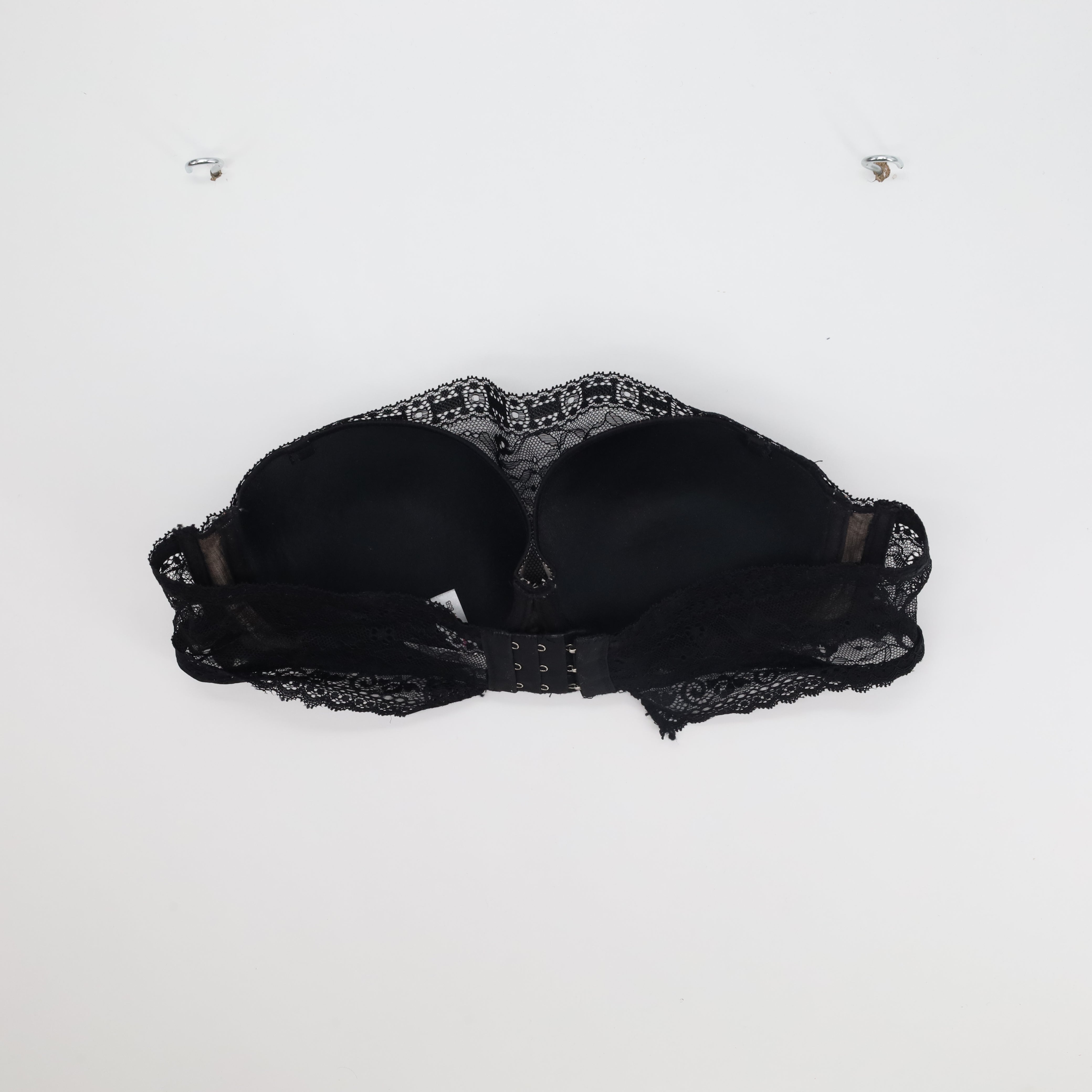 Soutien-gorge Fleur Papillon Noir