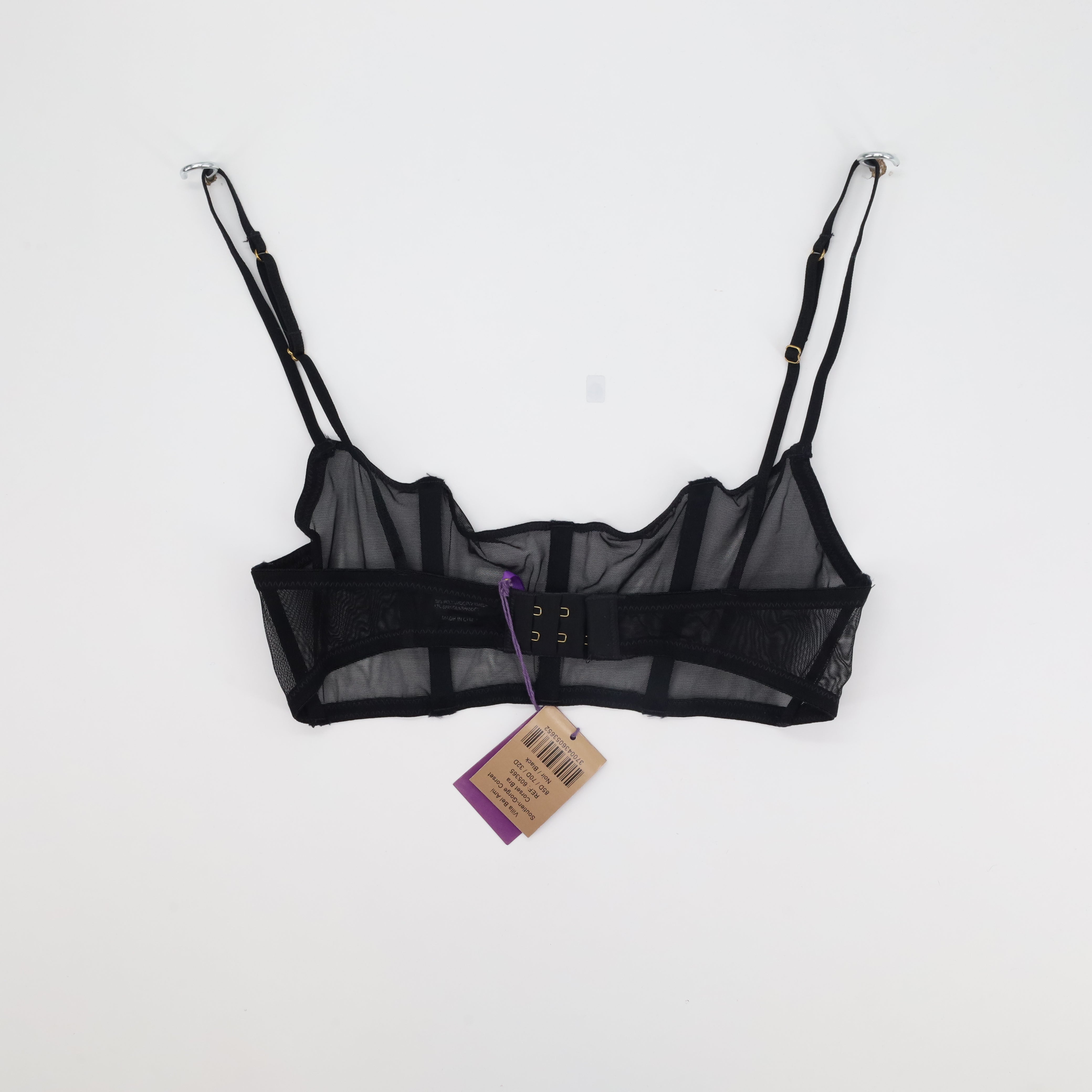 Soutien-gorge Maison Close Noir