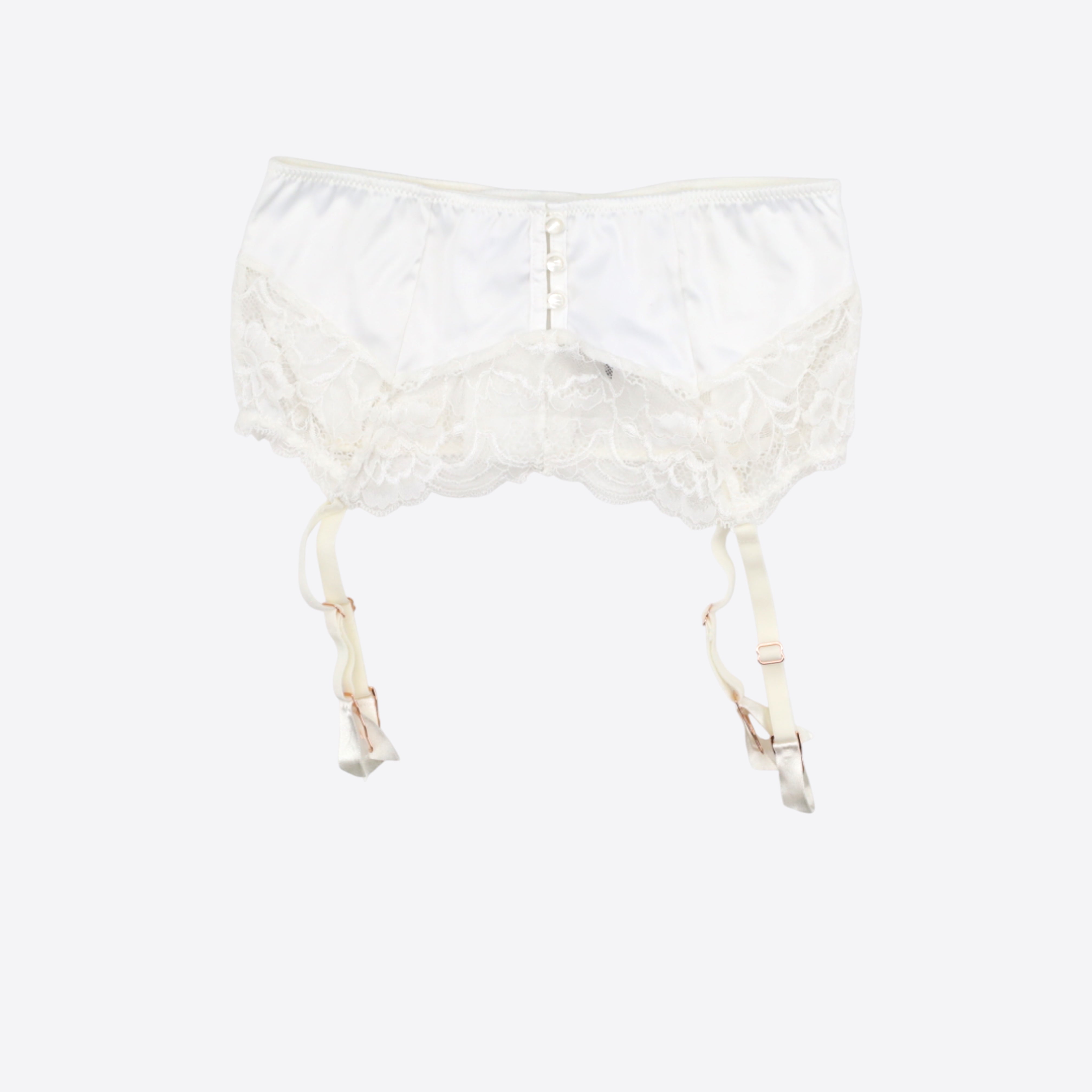 Porte-jarretelles RougeGorge Blanc