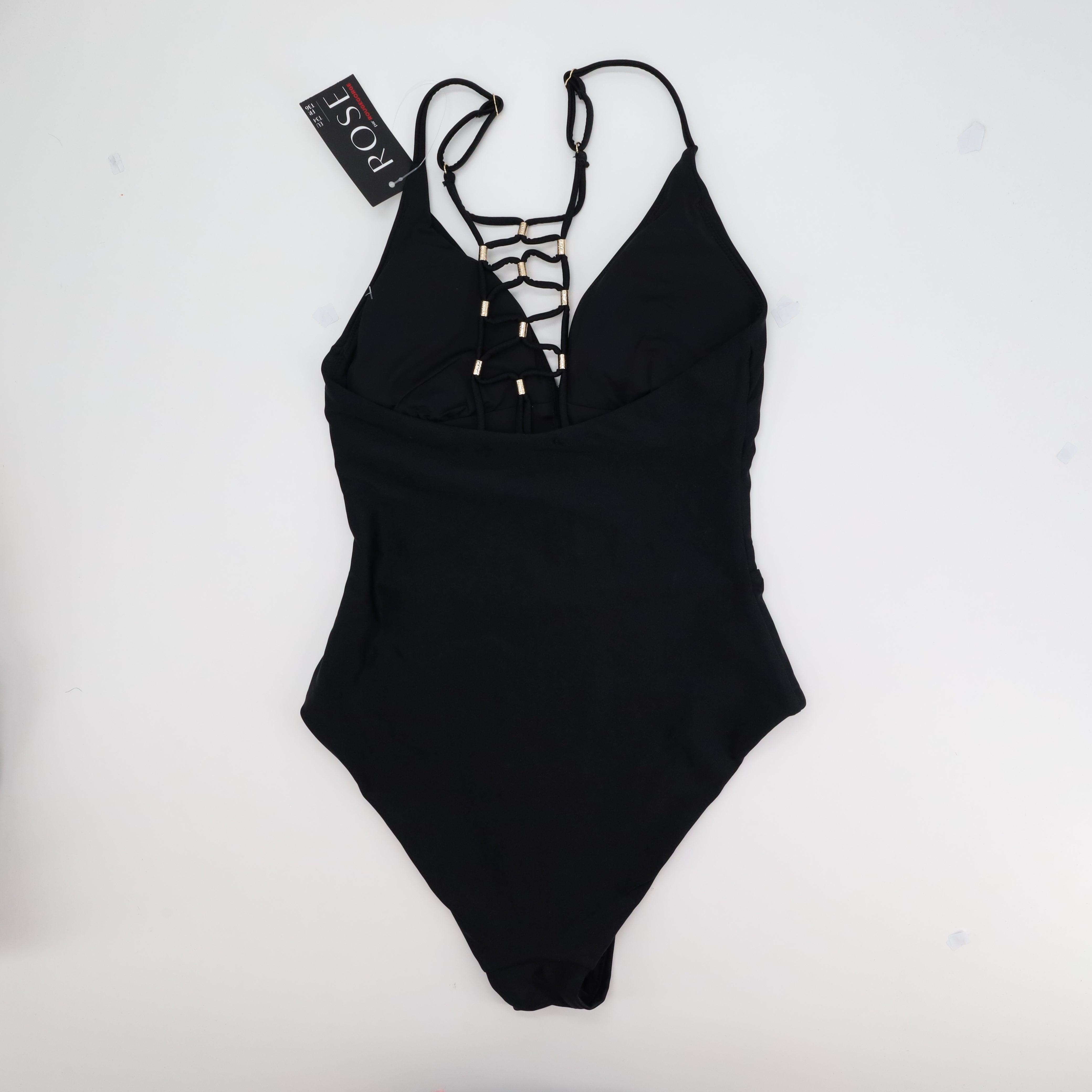 Maillot 1 pièce Rose Noir