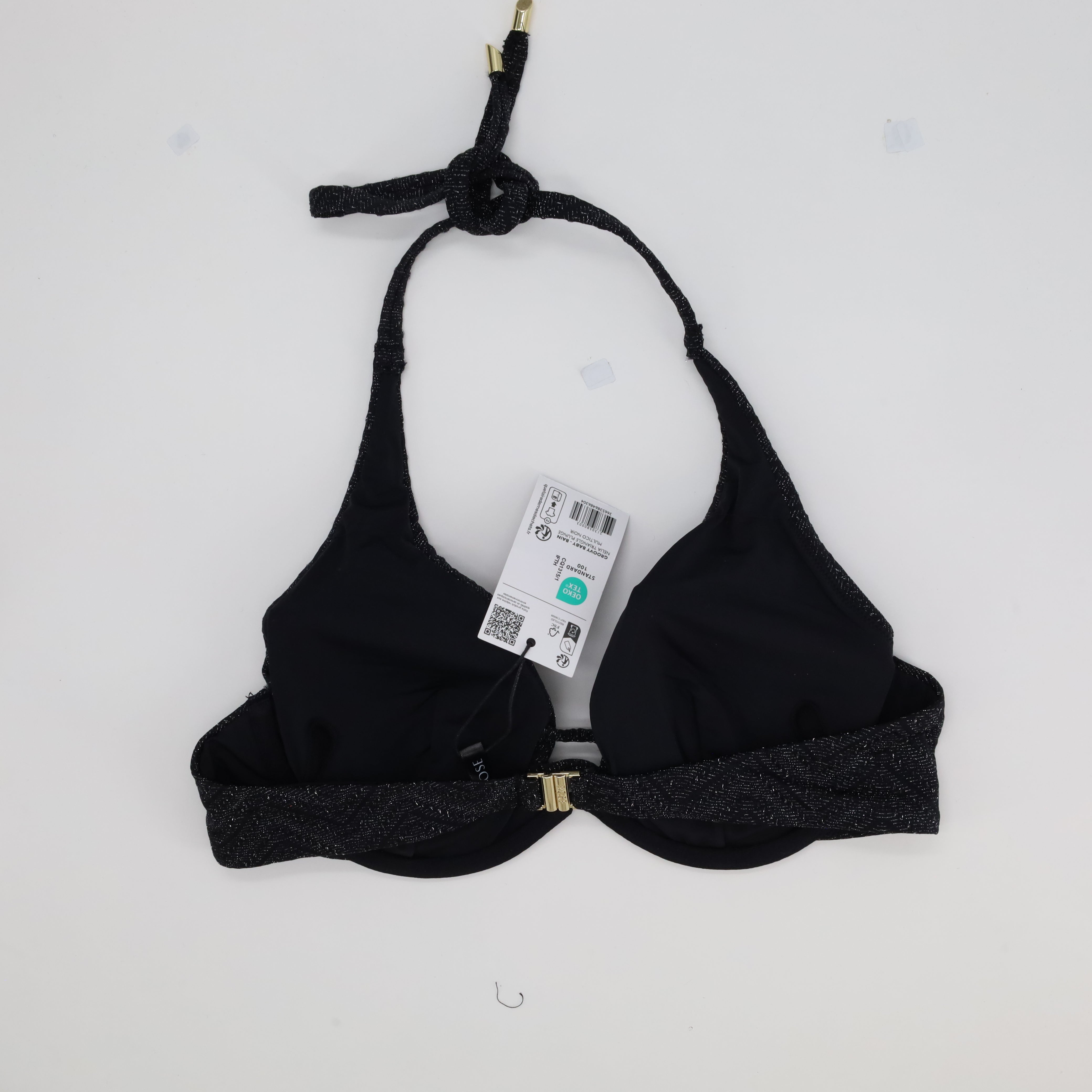 Haut de maillot Rose Noir