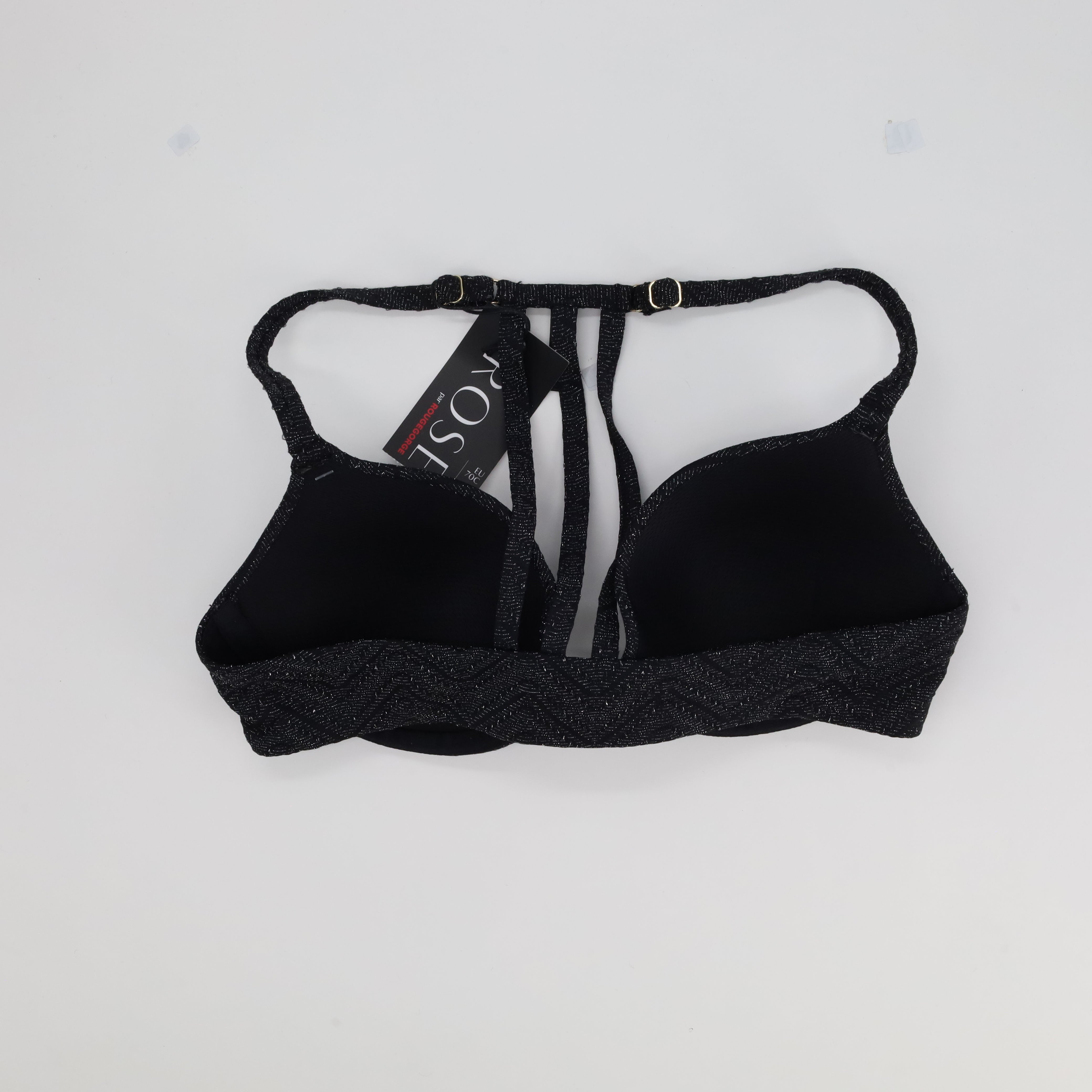Haut de maillot Rose Noir