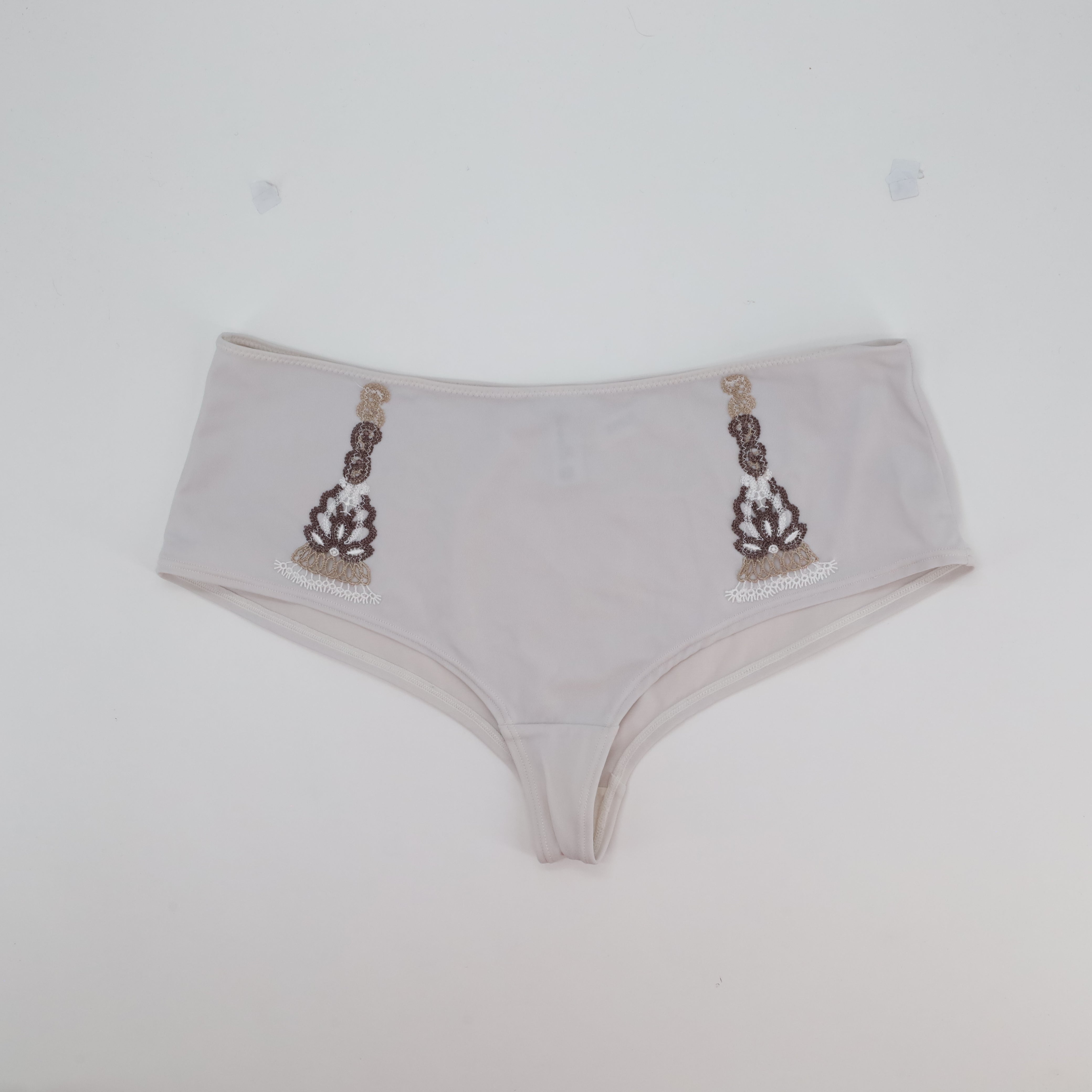 Shorty Cannelle Blanc