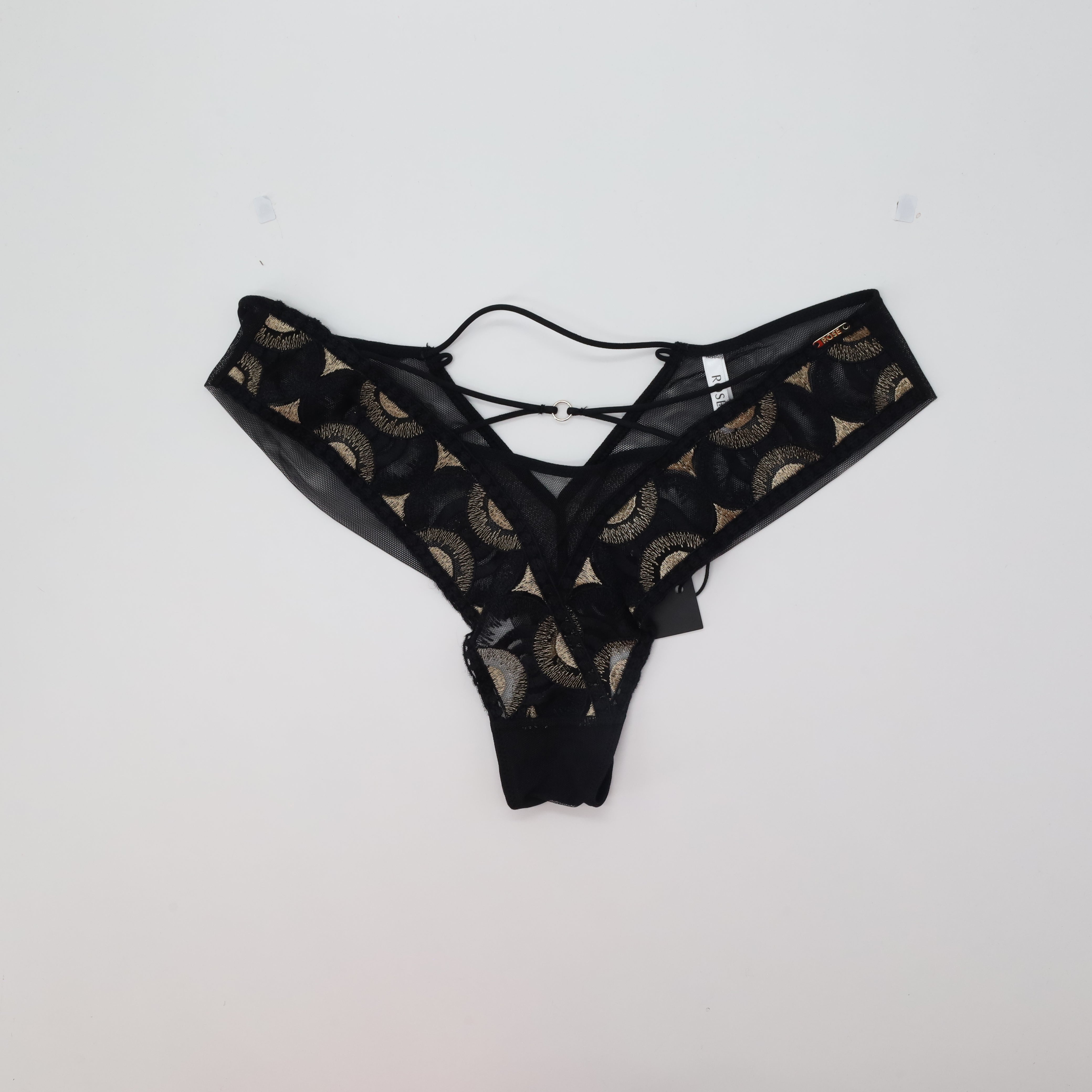 Tanga Rose Noir