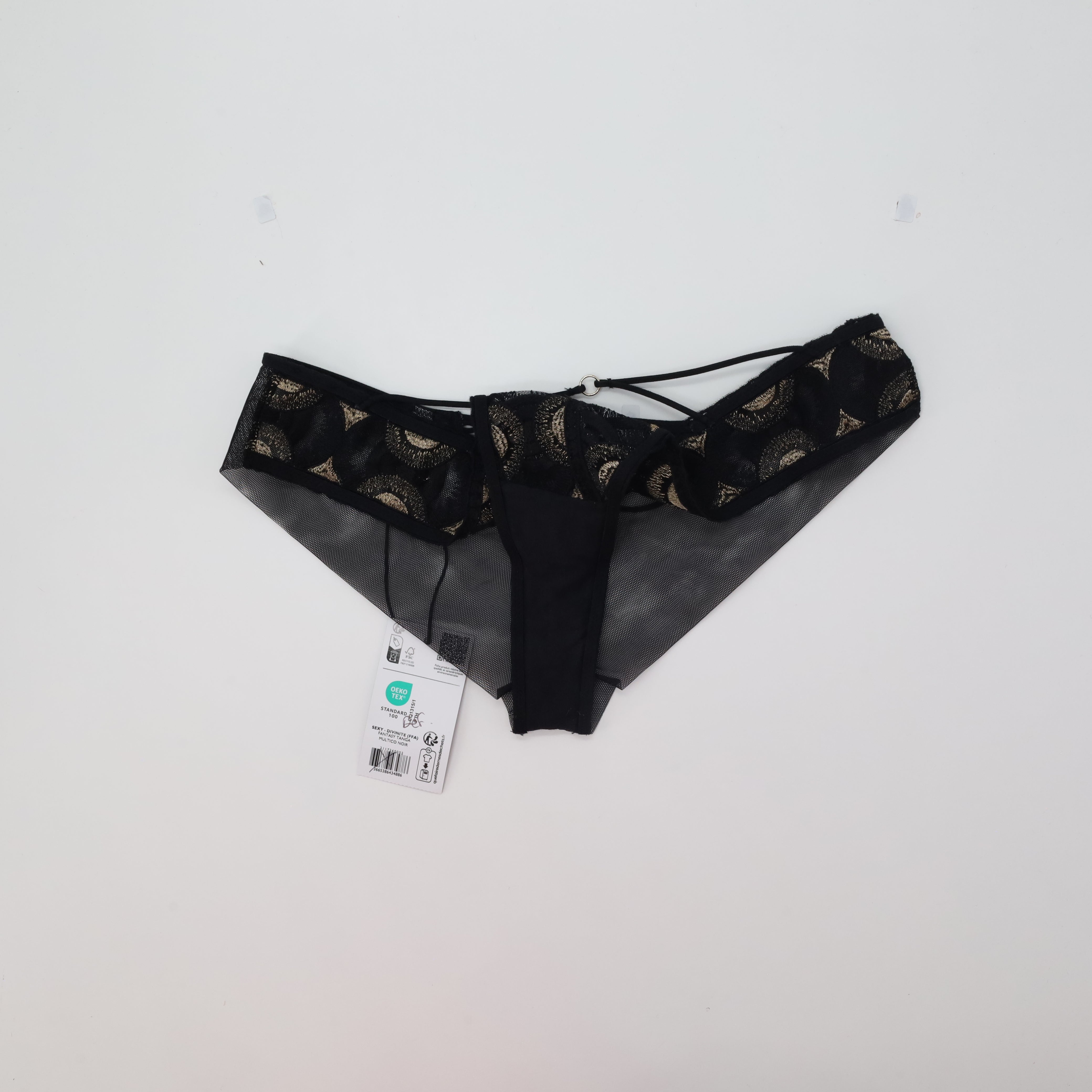 Tanga Rose Noir