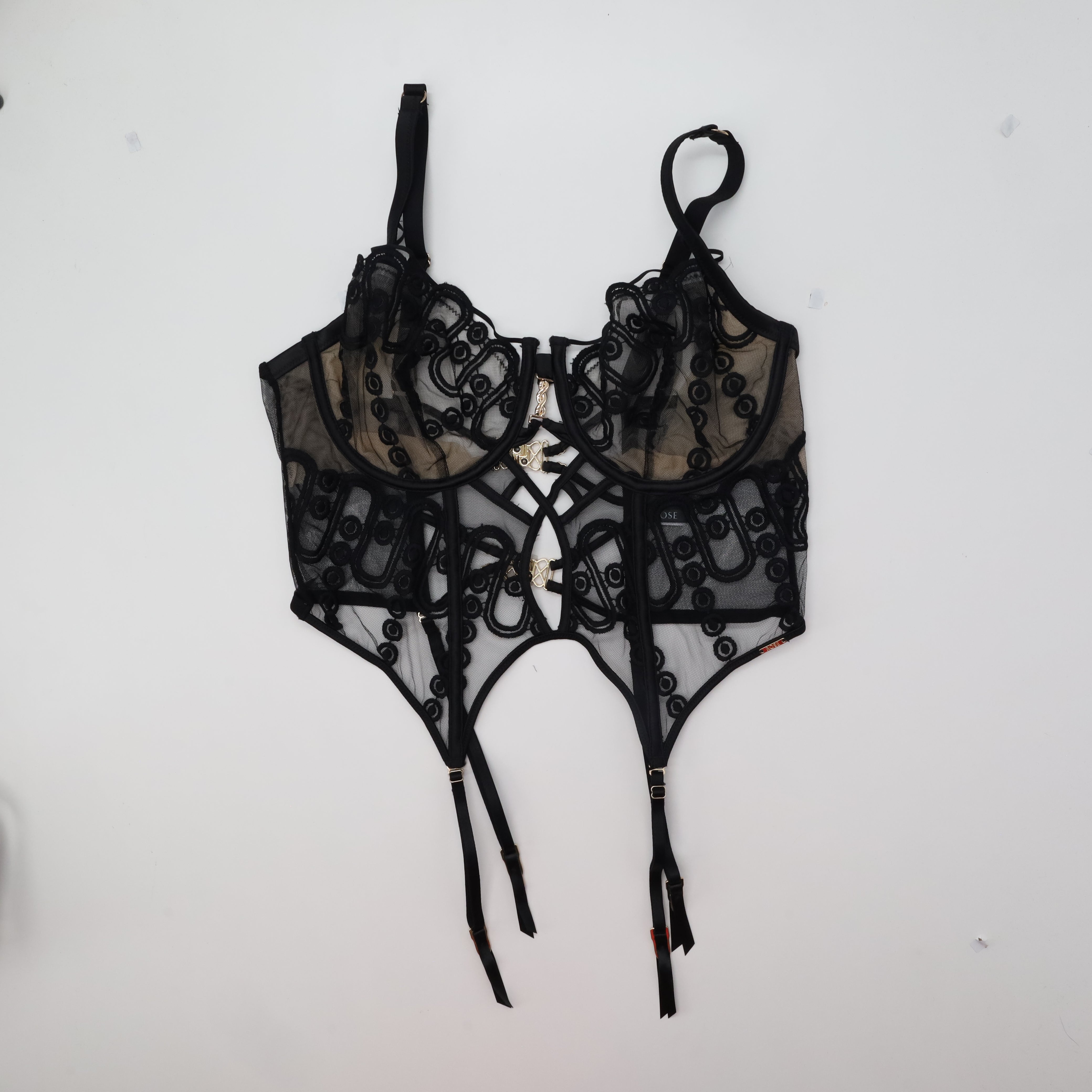 Guêpière Rose Noir