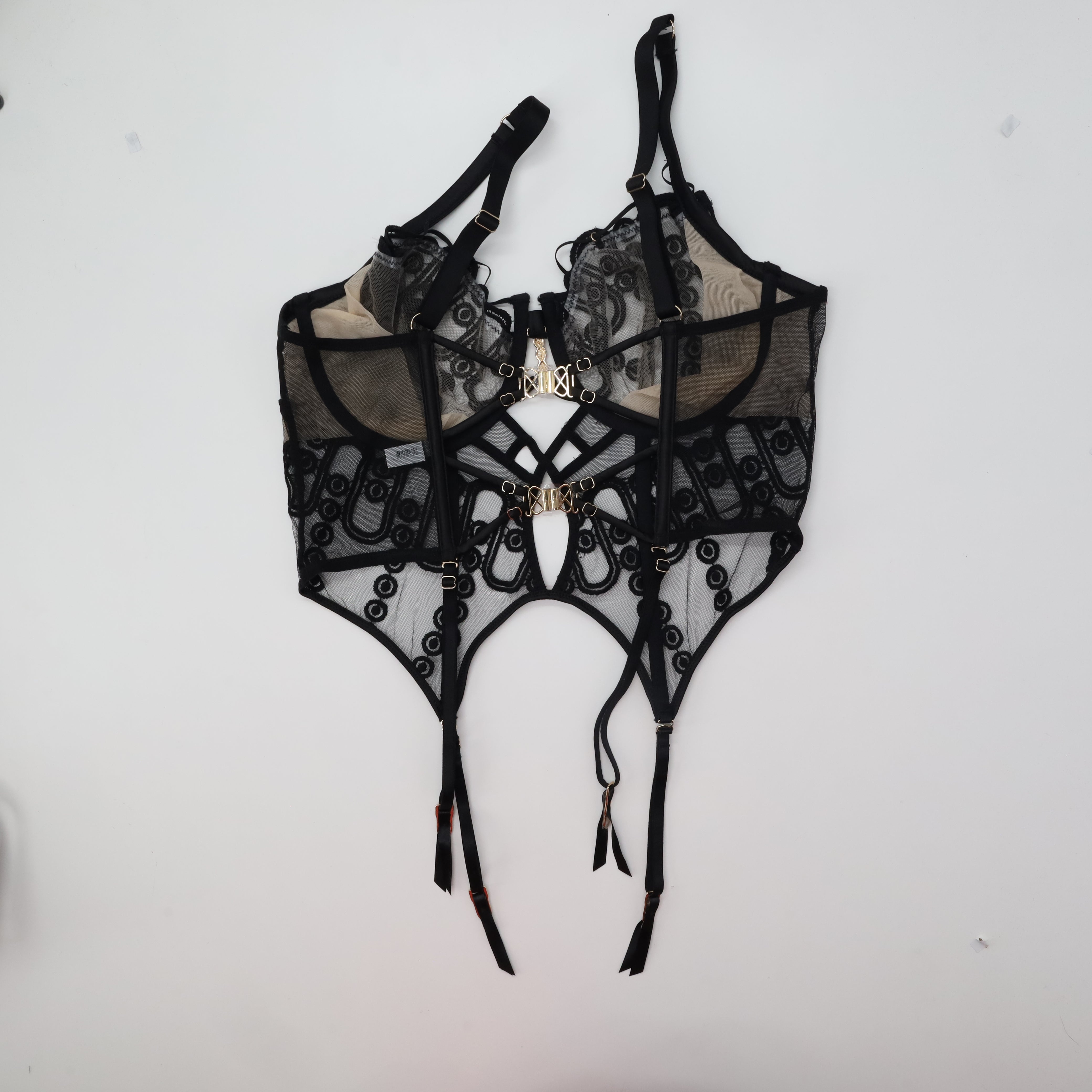 Guêpière Rose Noir