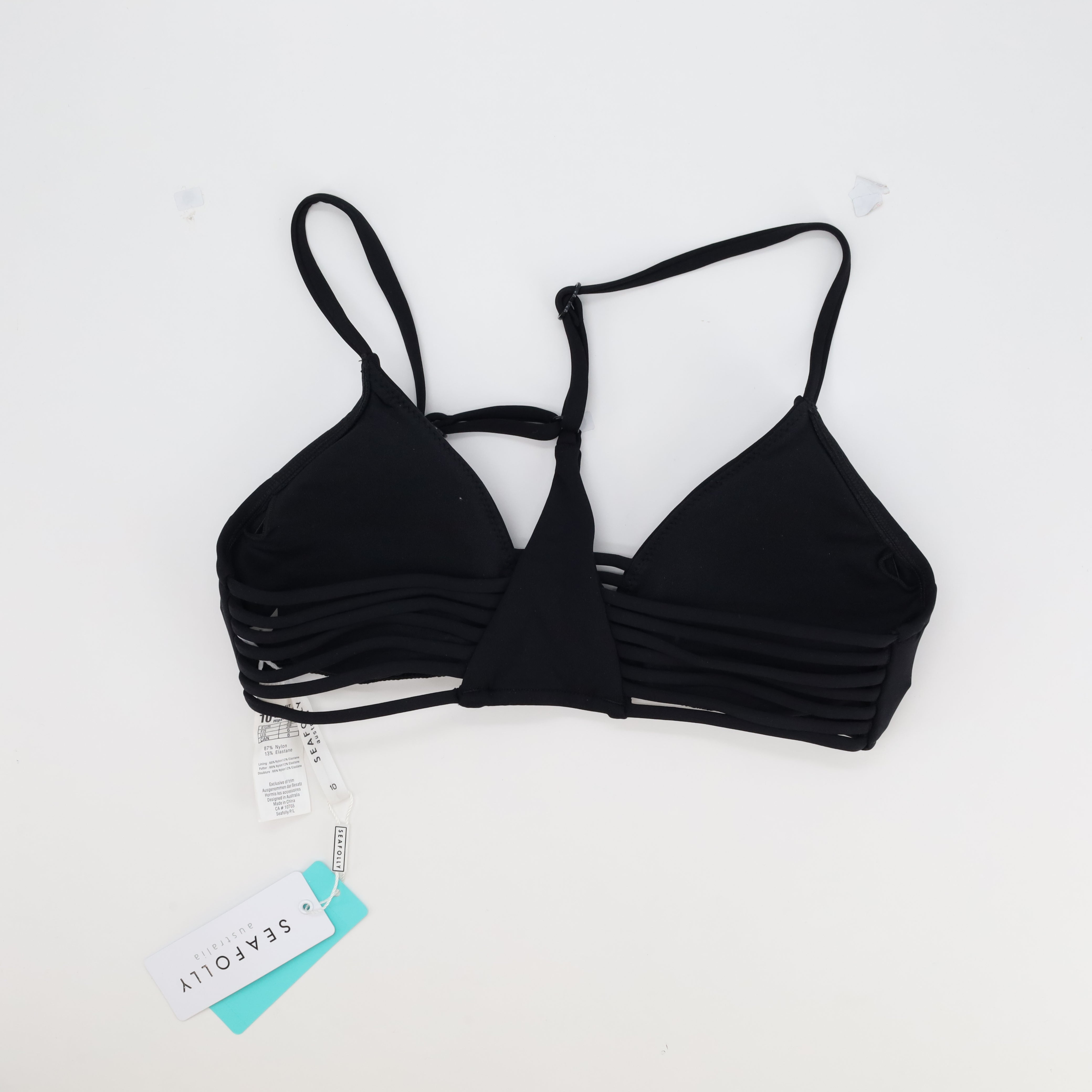 Haut de maillot Seafolly Australia Noir