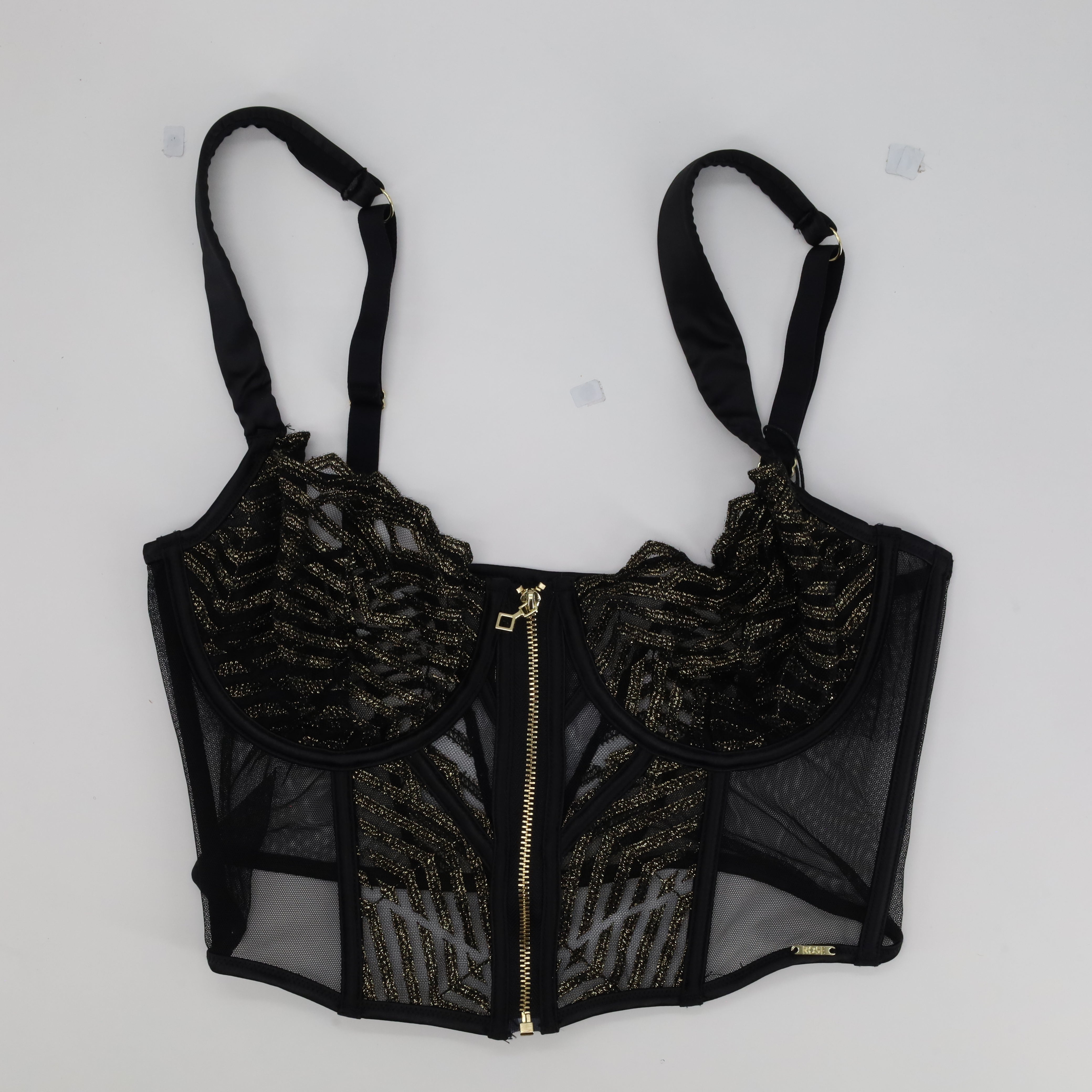 Corset Rose Noir