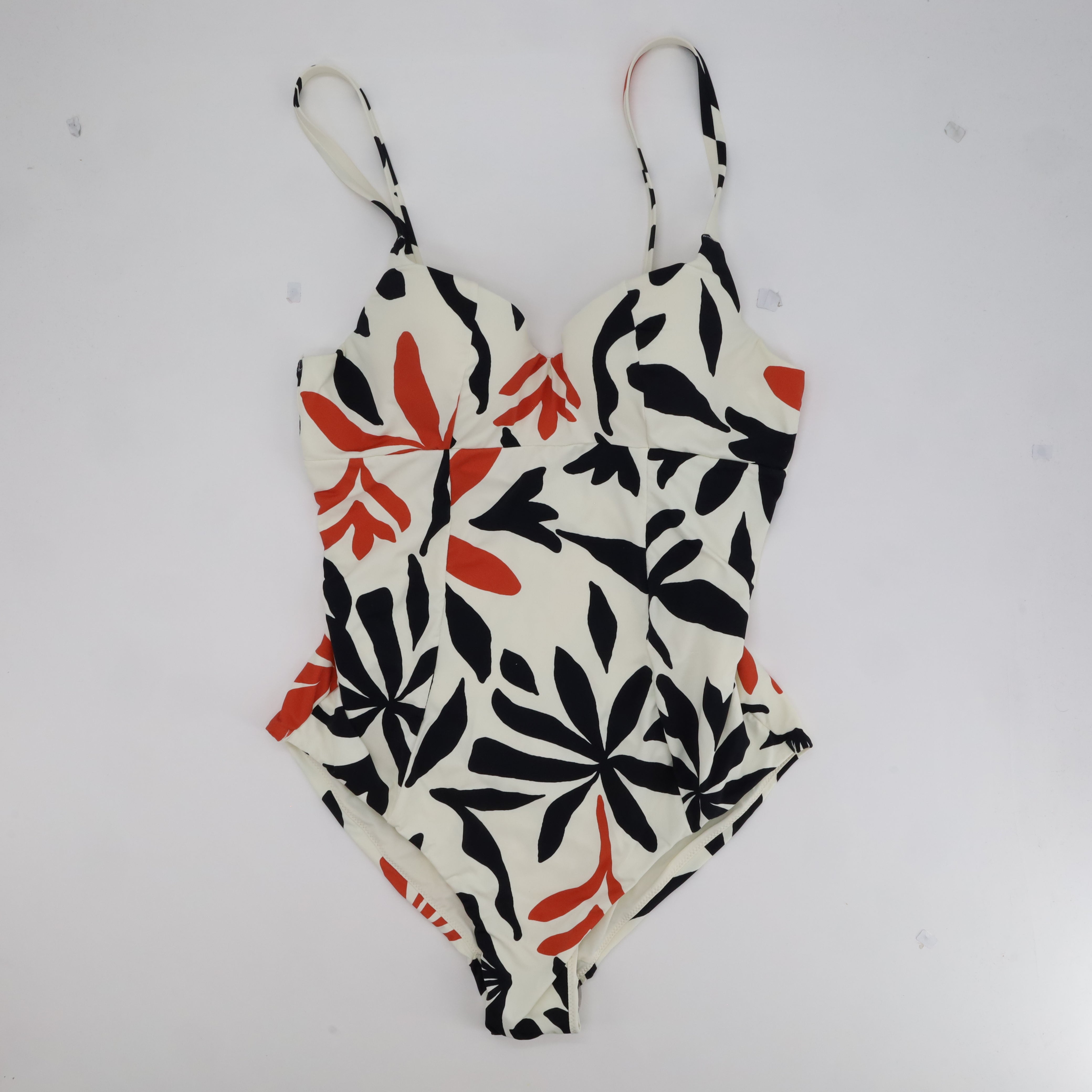 Maillot 1 pièce RougeGorge Blanc