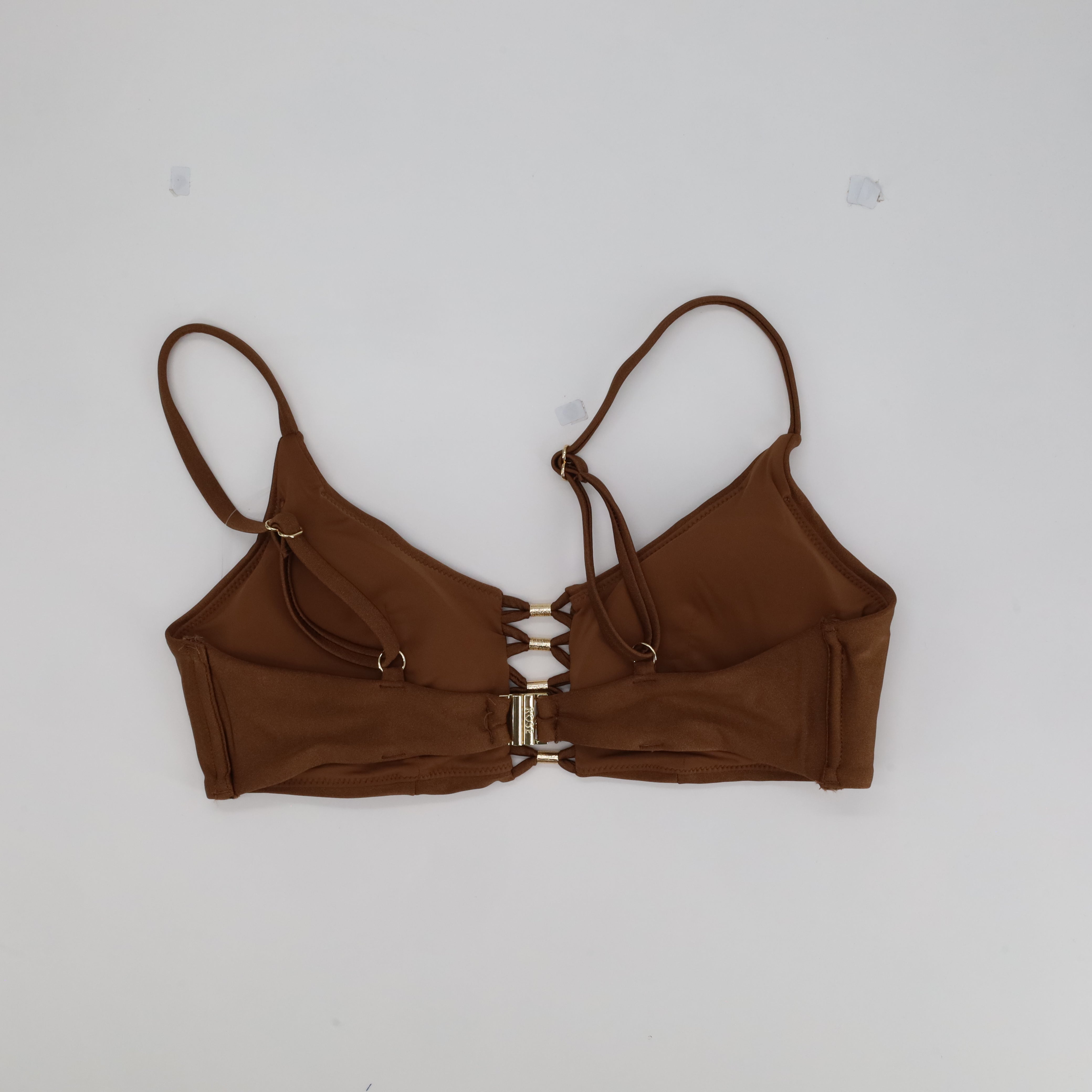 Haut de maillot Rose Marron