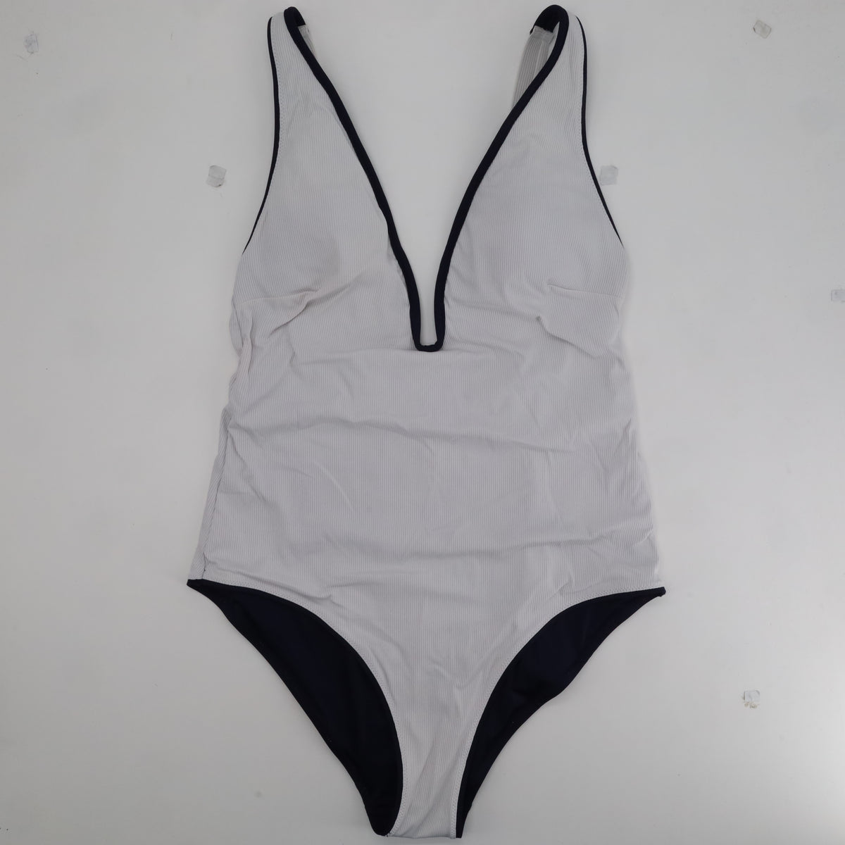 Maillot 1 pièce RougeGorge Blanc