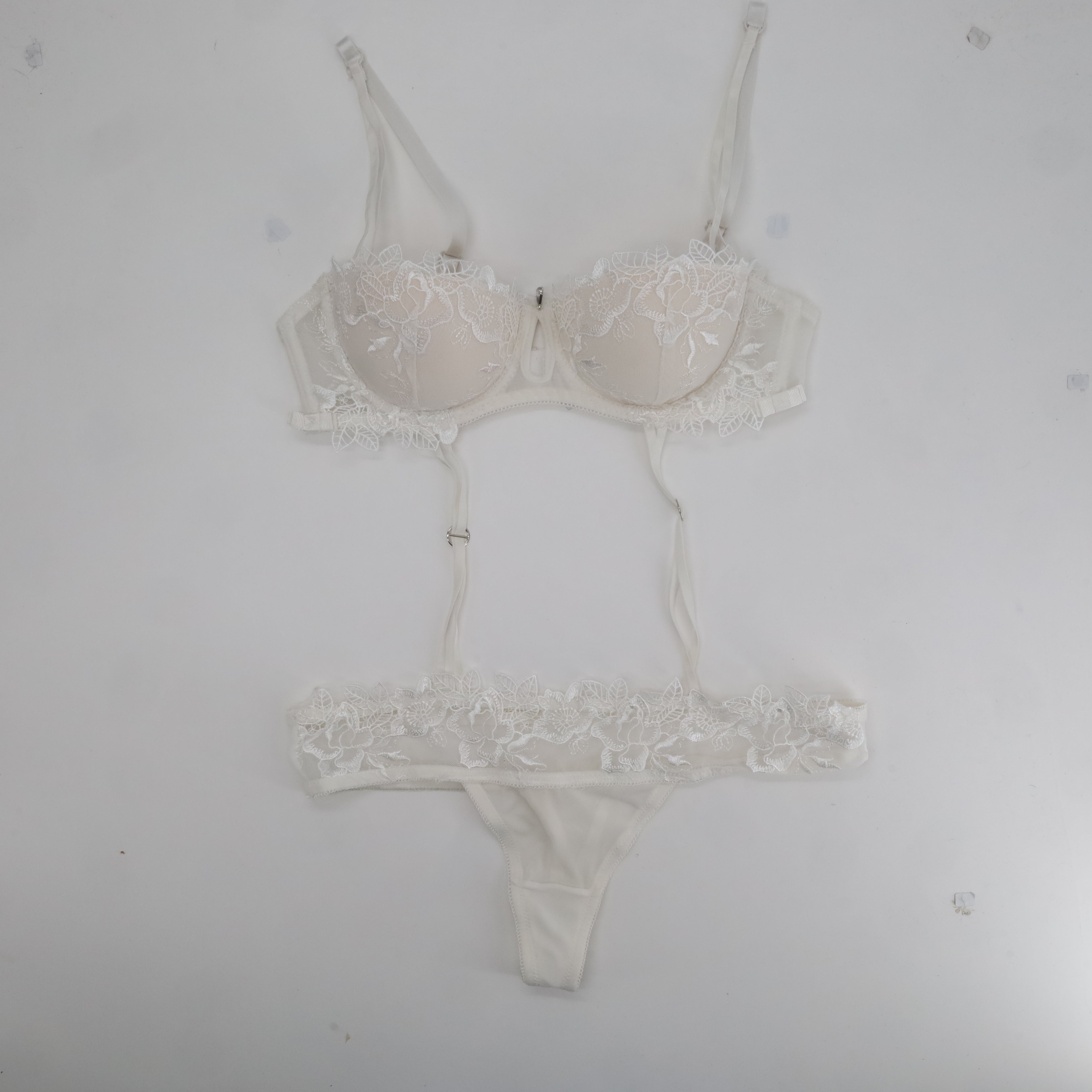 Ensemble de lingerie sexy Blanc