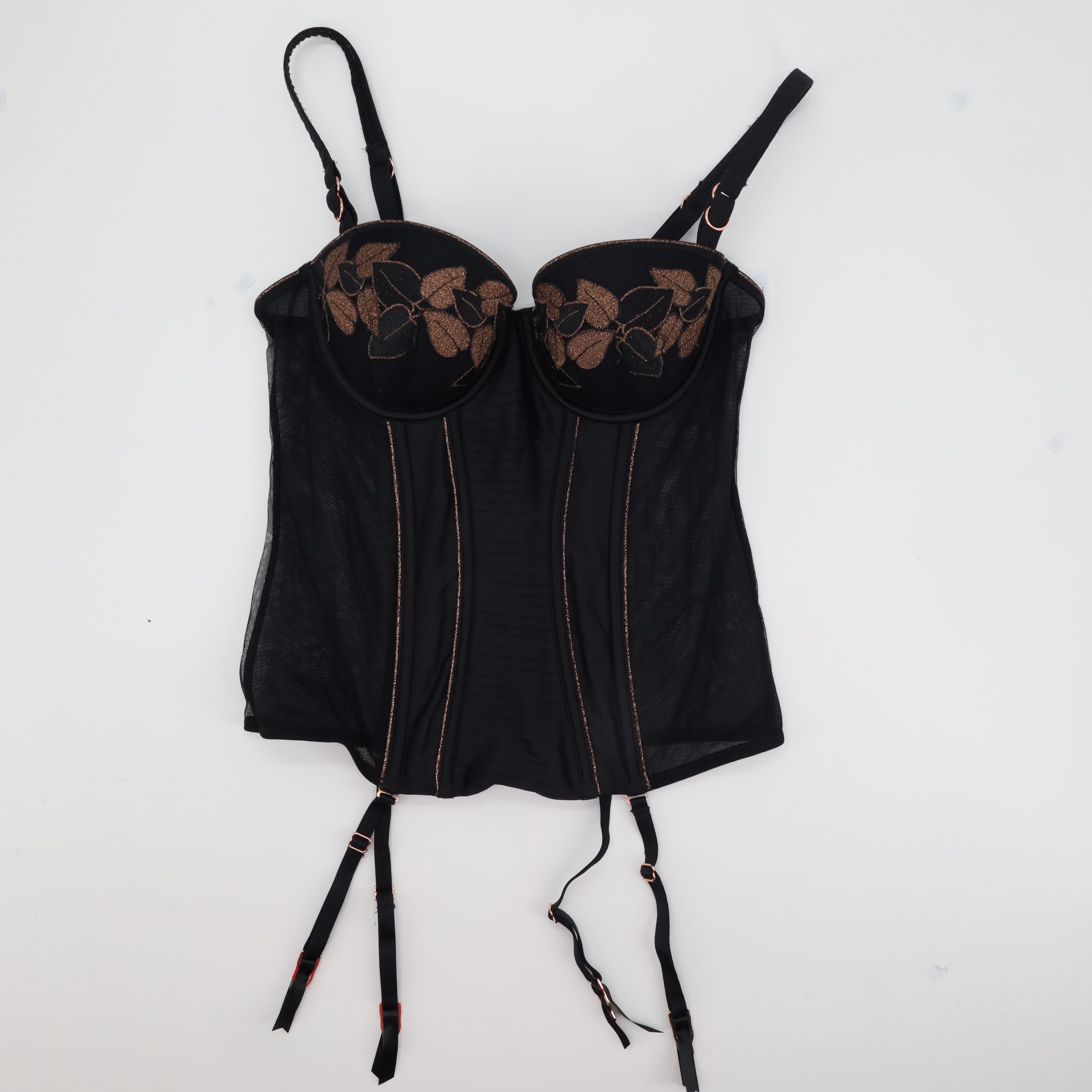 Guêpière RougeGorge Noir