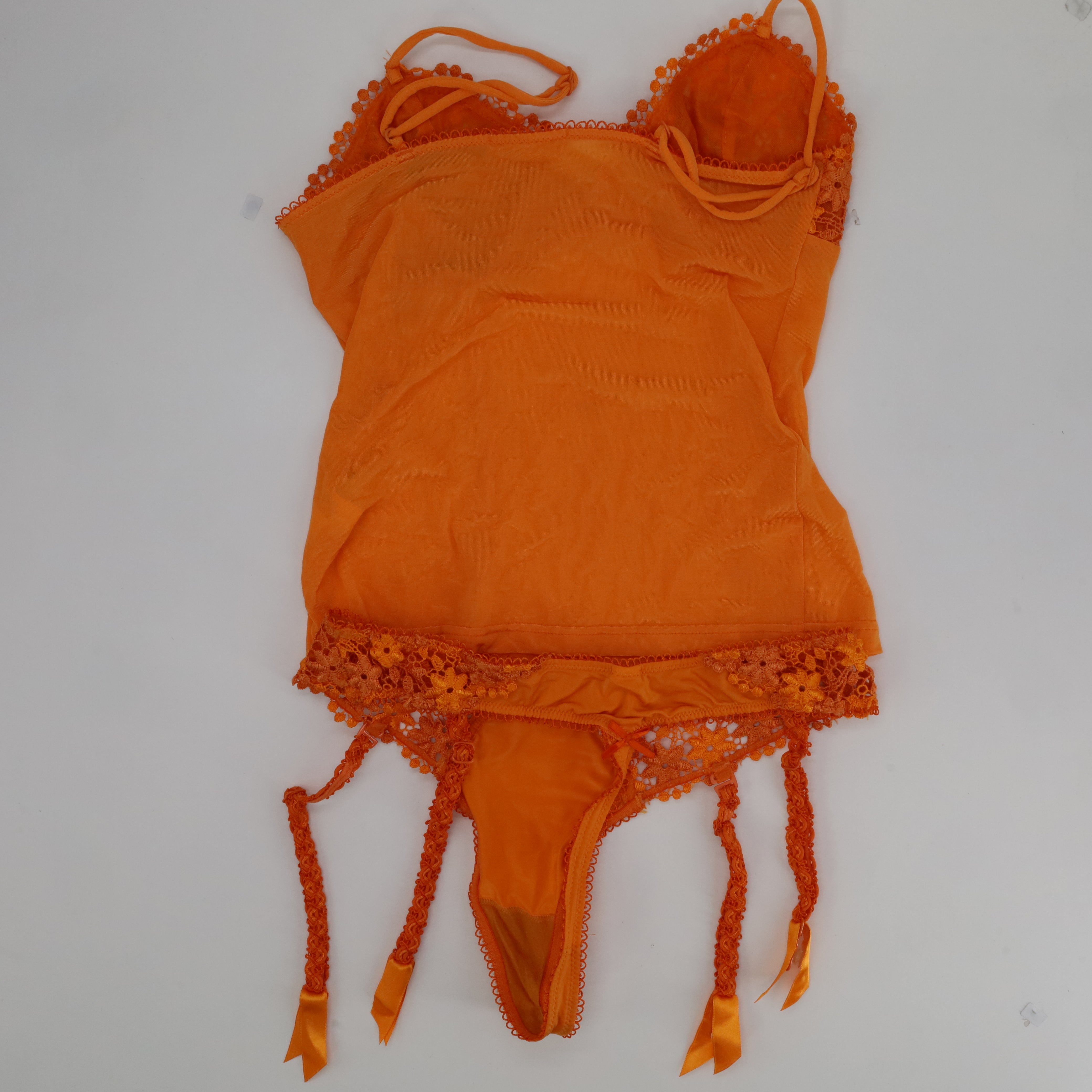 Ensemble de lingerie sexy ETAM Orange