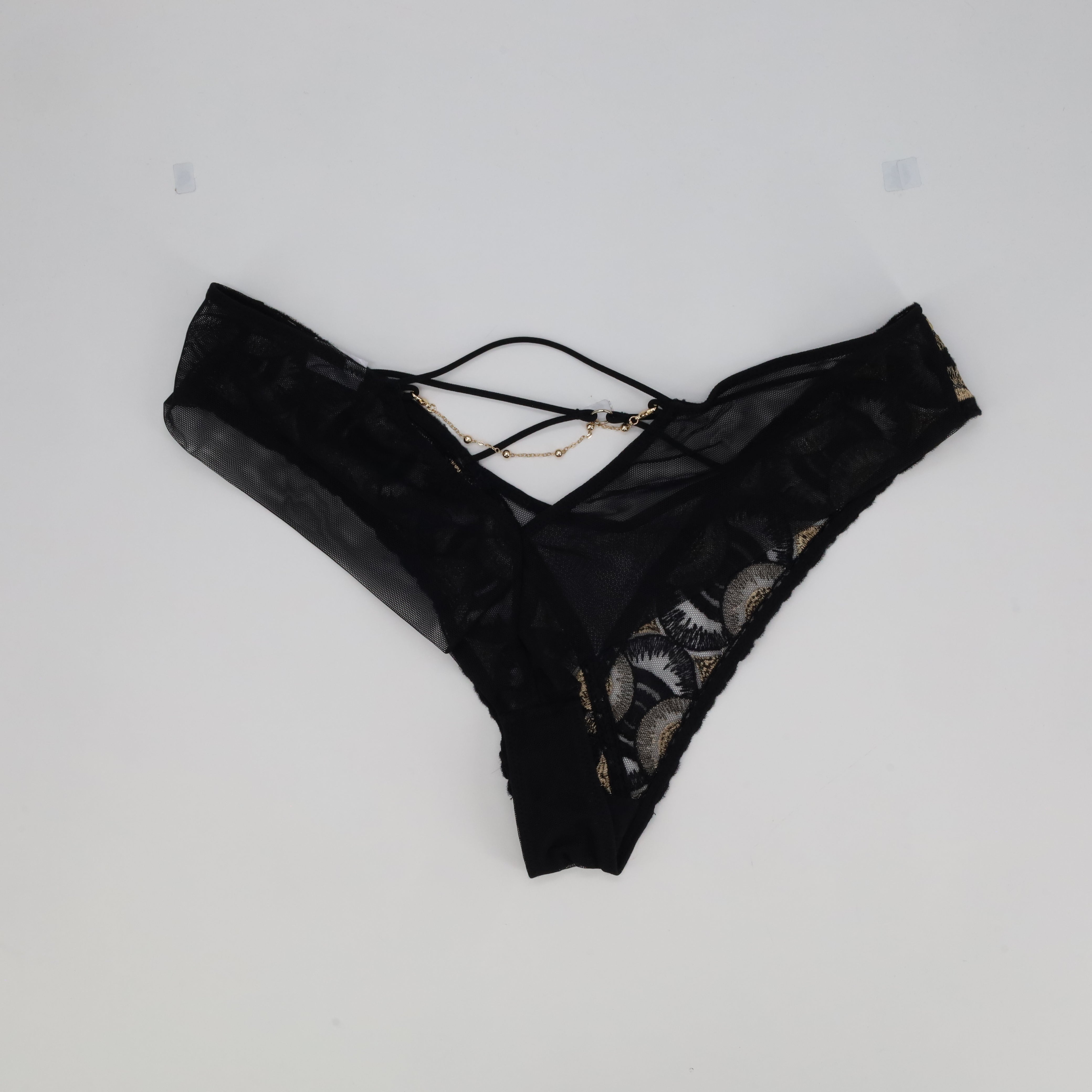Tanga Rose Noir