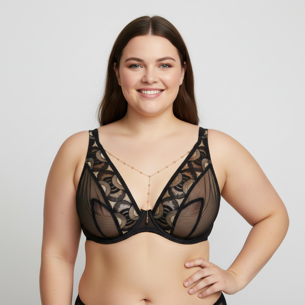 Soutien-gorge Rose Noir