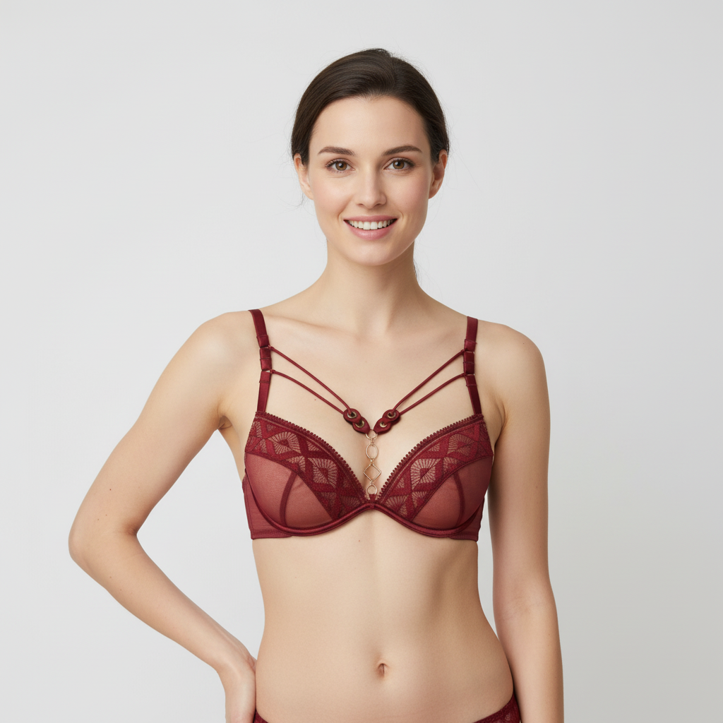 Soutien-gorge Rose + Vine Rouge