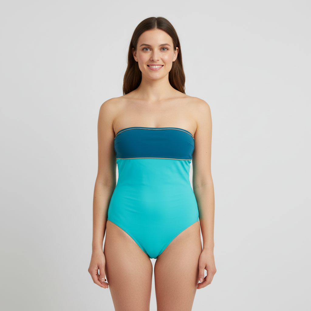 Maillot 1 pièce Ysé Bleu