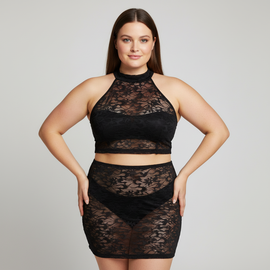 Ensemble de lingerie sexy Savage x Fenty Noir