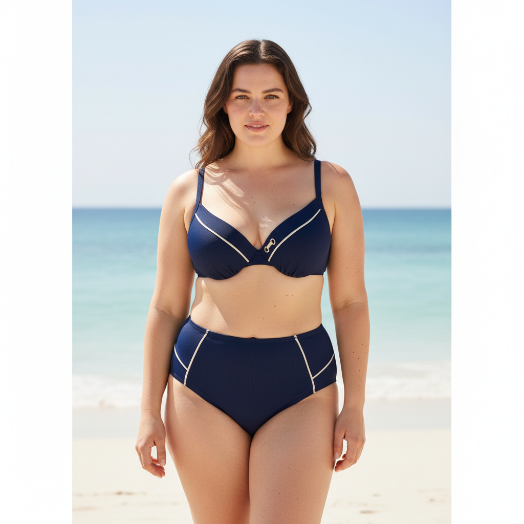 Haut de maillot Darjeeling Bleu