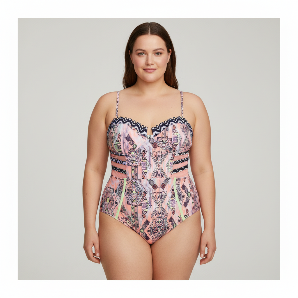 Maillot 1 pièce Rose