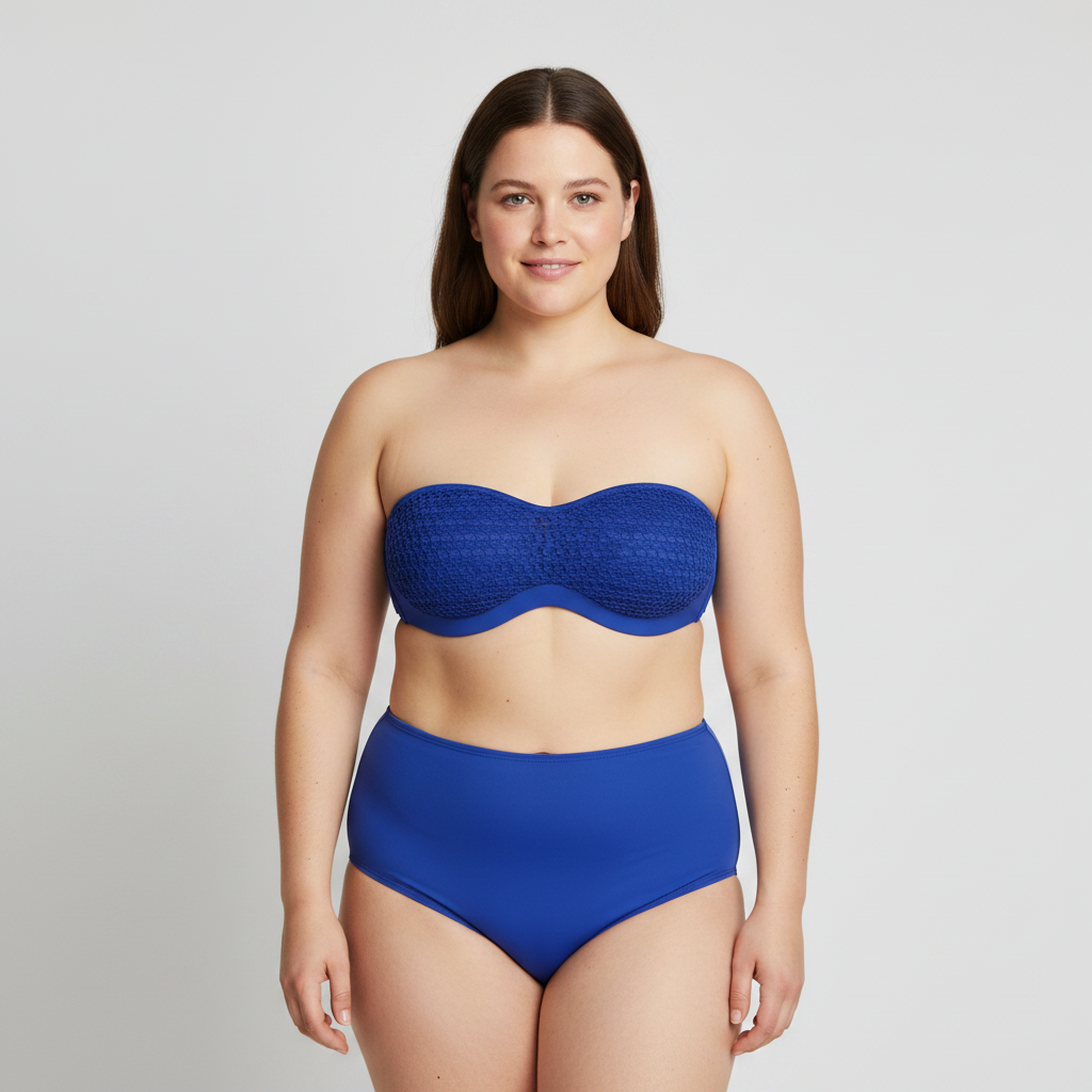 Haut de maillot Bleu