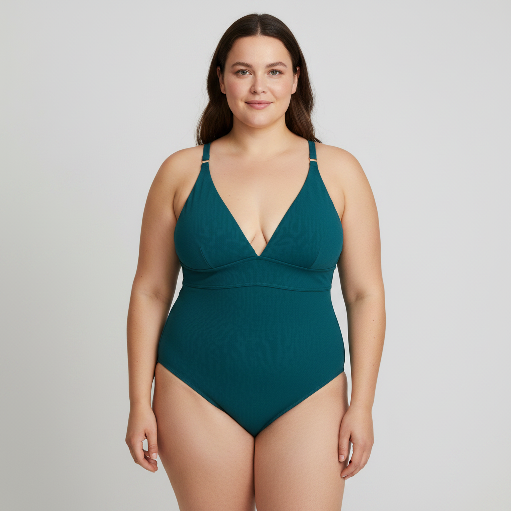 Maillot 1 pièce RougeGorge Vert