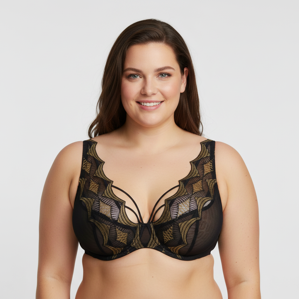 Soutien-gorge Rose Noir