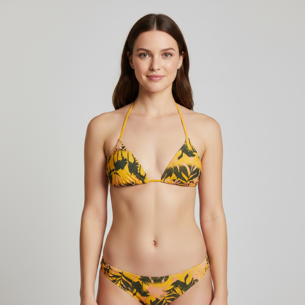 Haut de maillot Naturana Jaune
