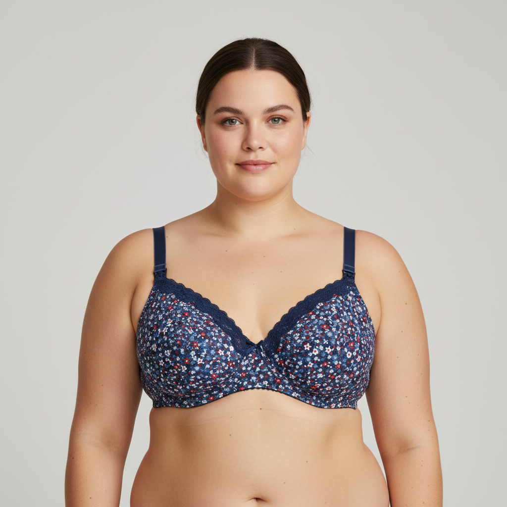 Soutien-gorge d'allaitement La Redoute Bleu