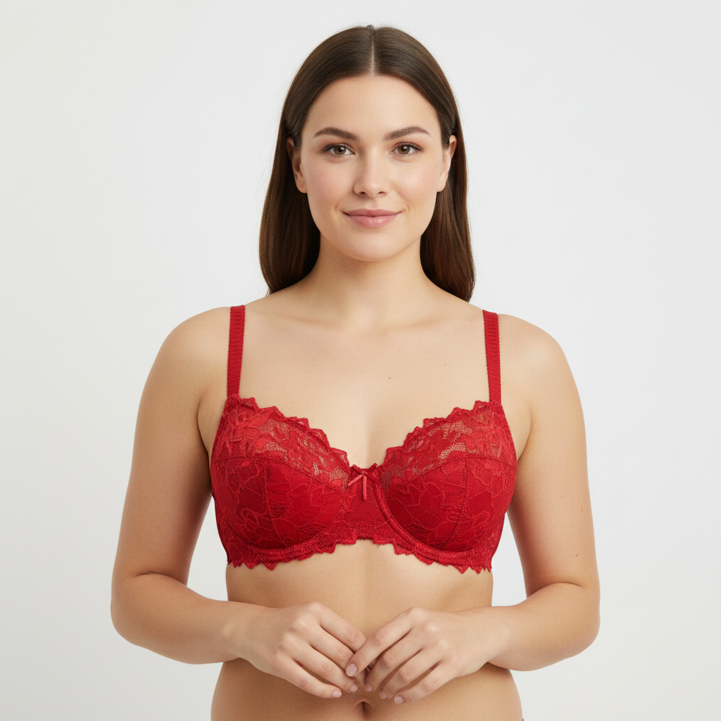 Soutien-gorge Sans Complexe Rouge