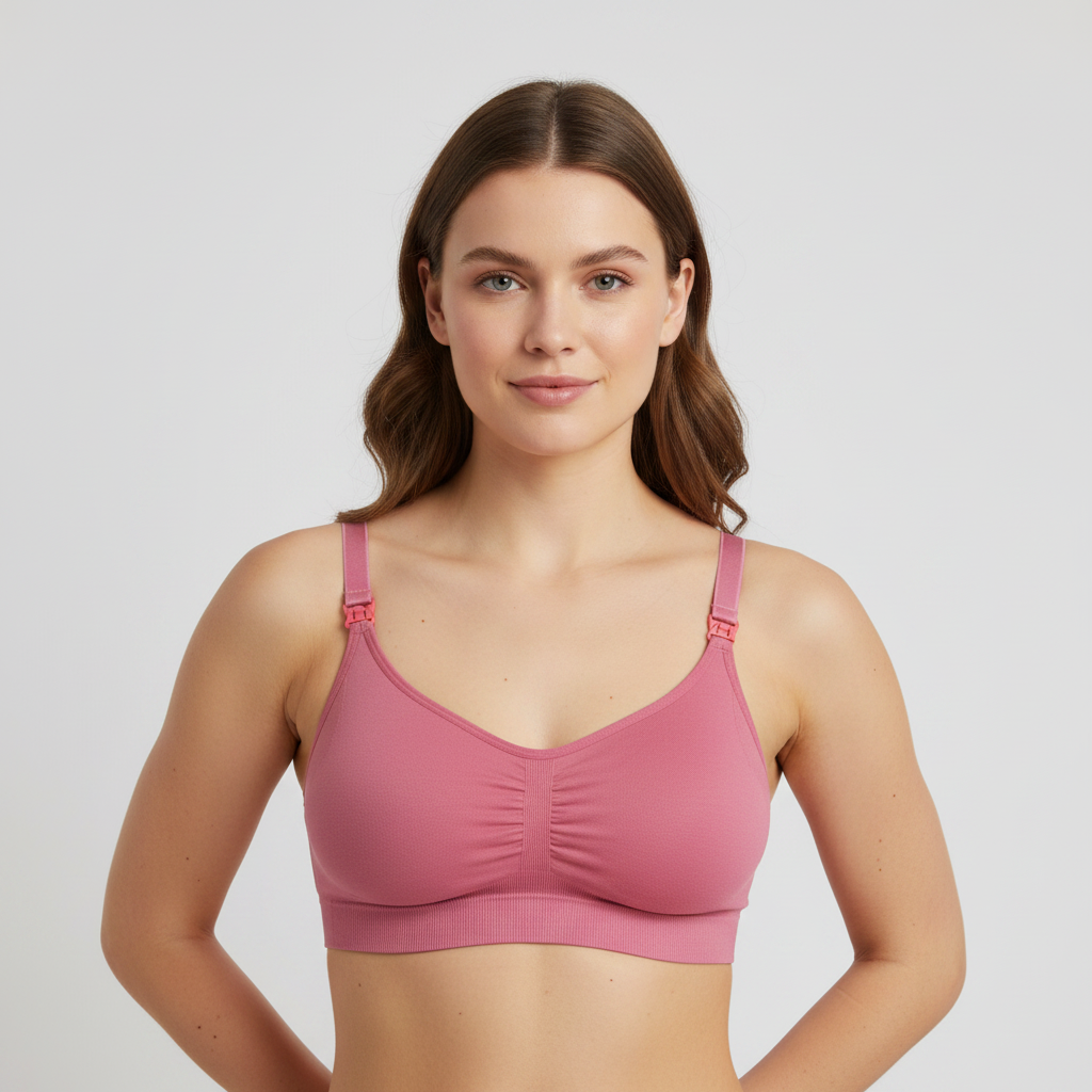 Soutien-gorge d'allaitement Colline Rose