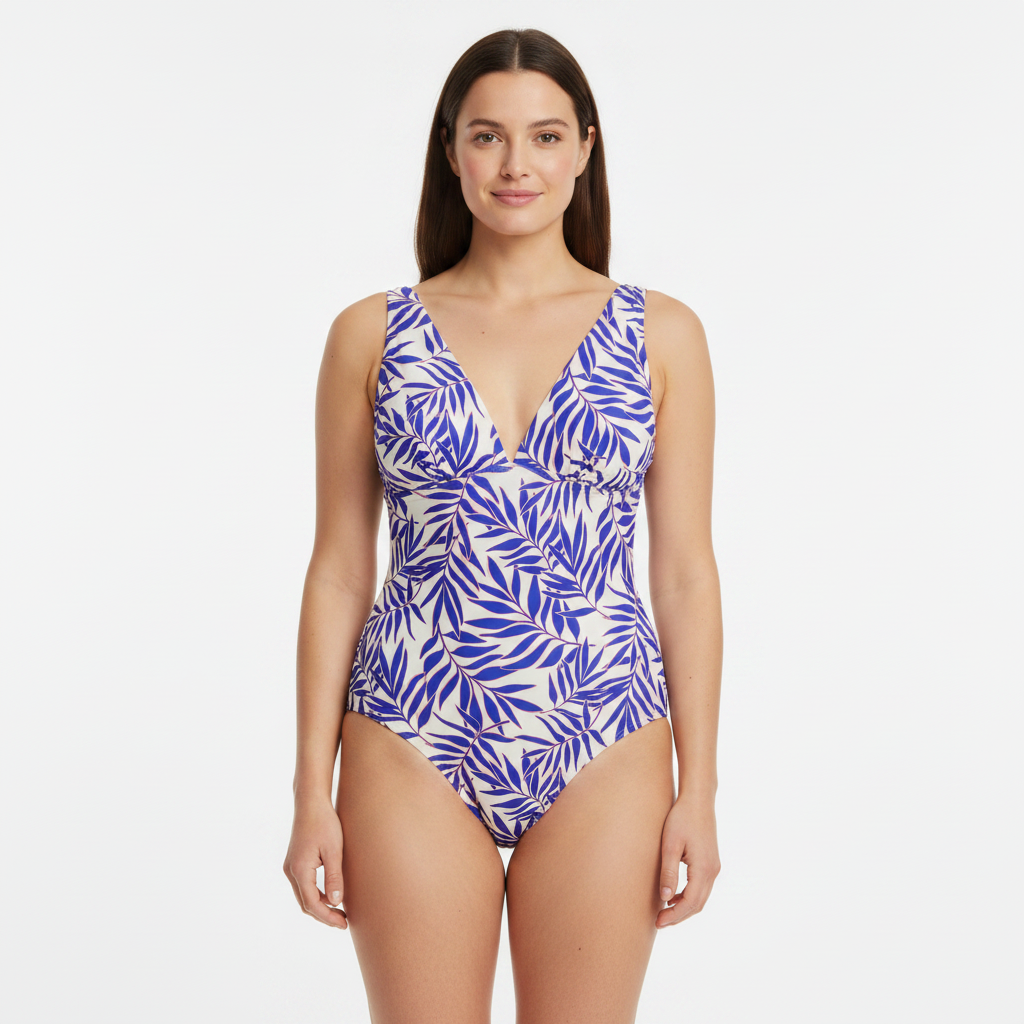 Maillot 1 pièce RougeGorge Bleu
