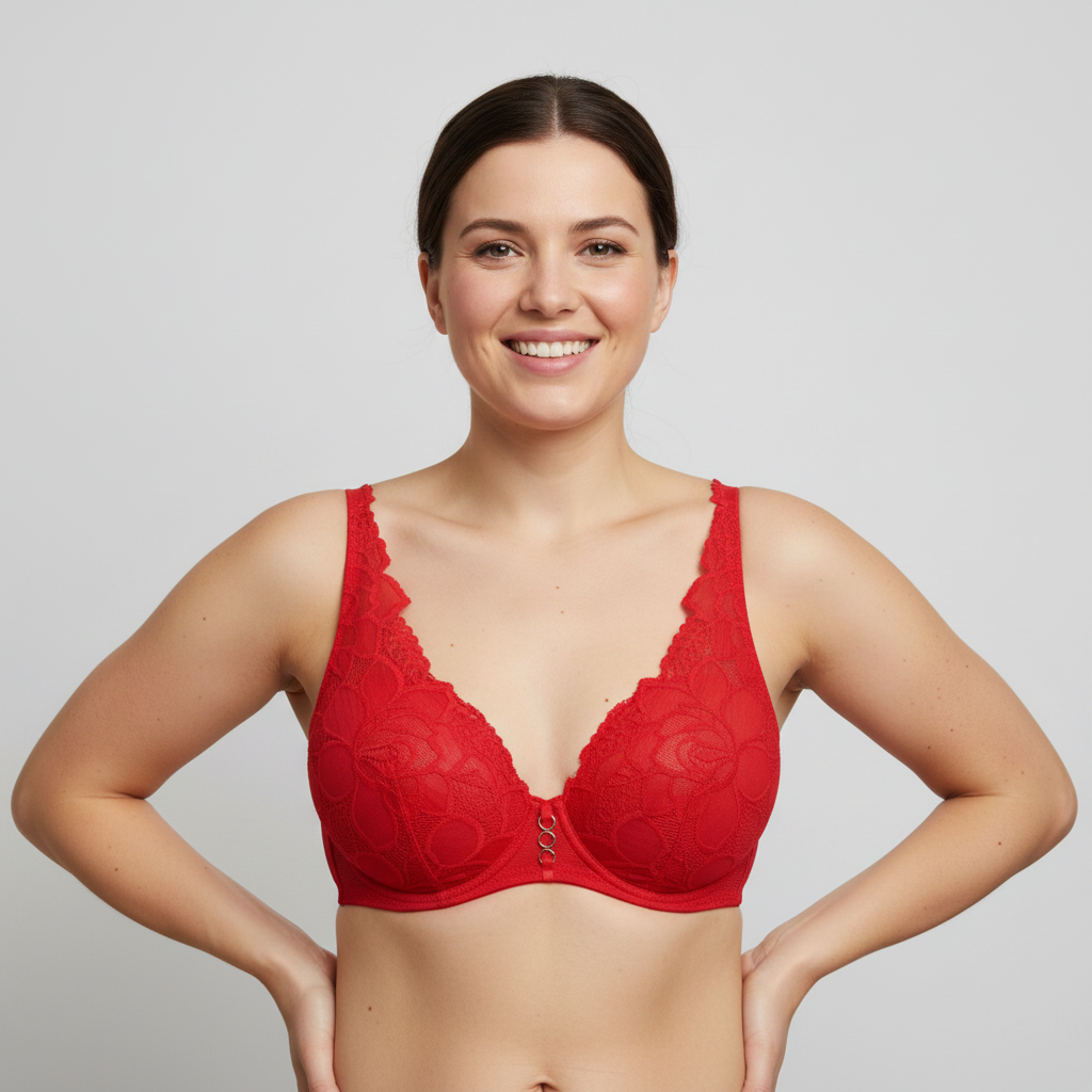 Soutien-gorge Darjeeling Rouge