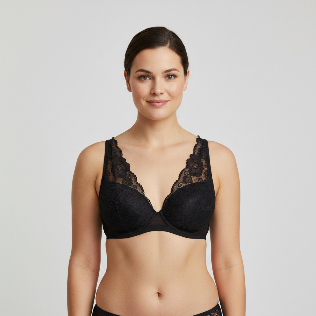 Soutien-gorge d'allaitement Del Valle Noir